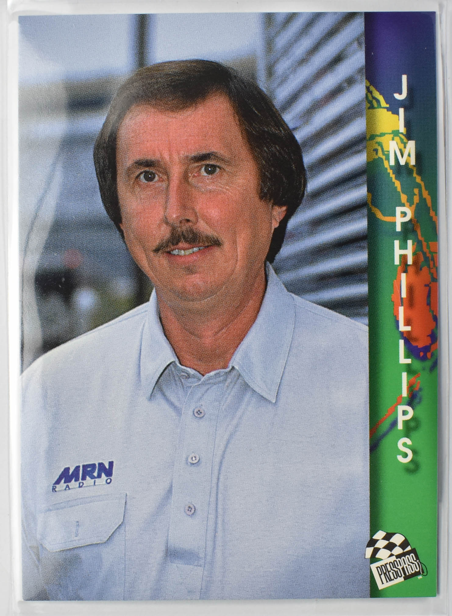 Jim Phillips 117 Press Pass Nascar Card