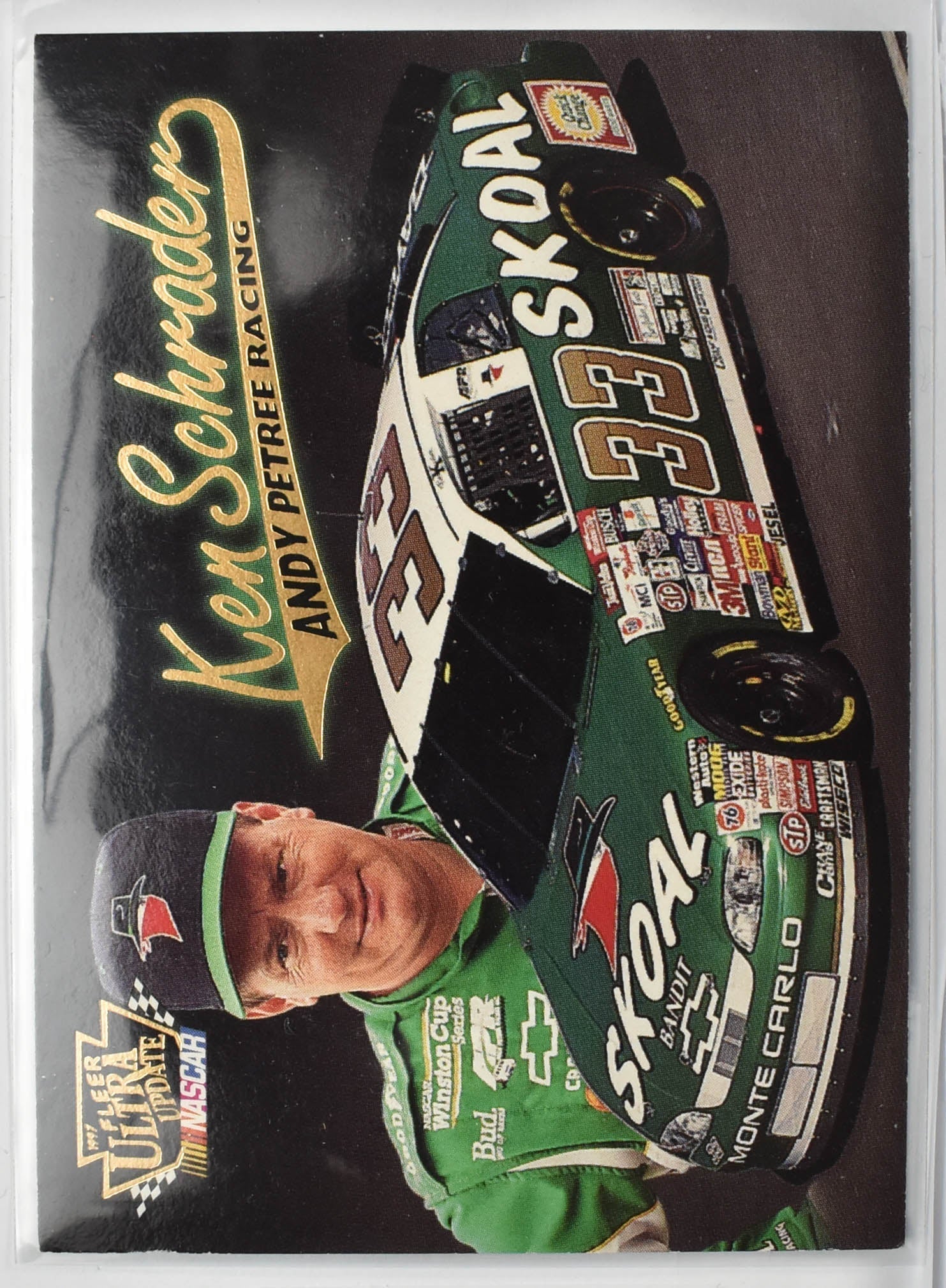 Ken Schrader 14 Fleer Nascar Card 1997