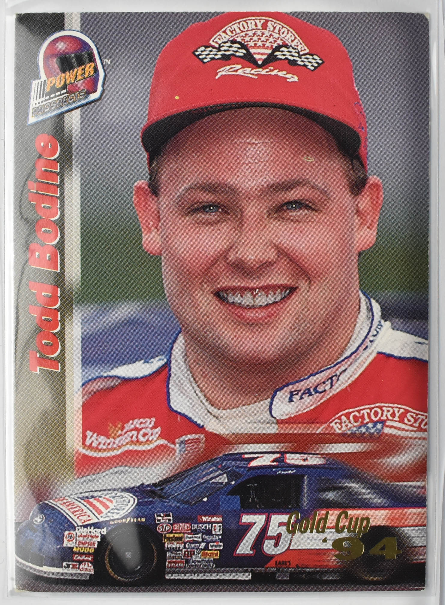 Todd Bodine PP32 Power Racing Nascar Card