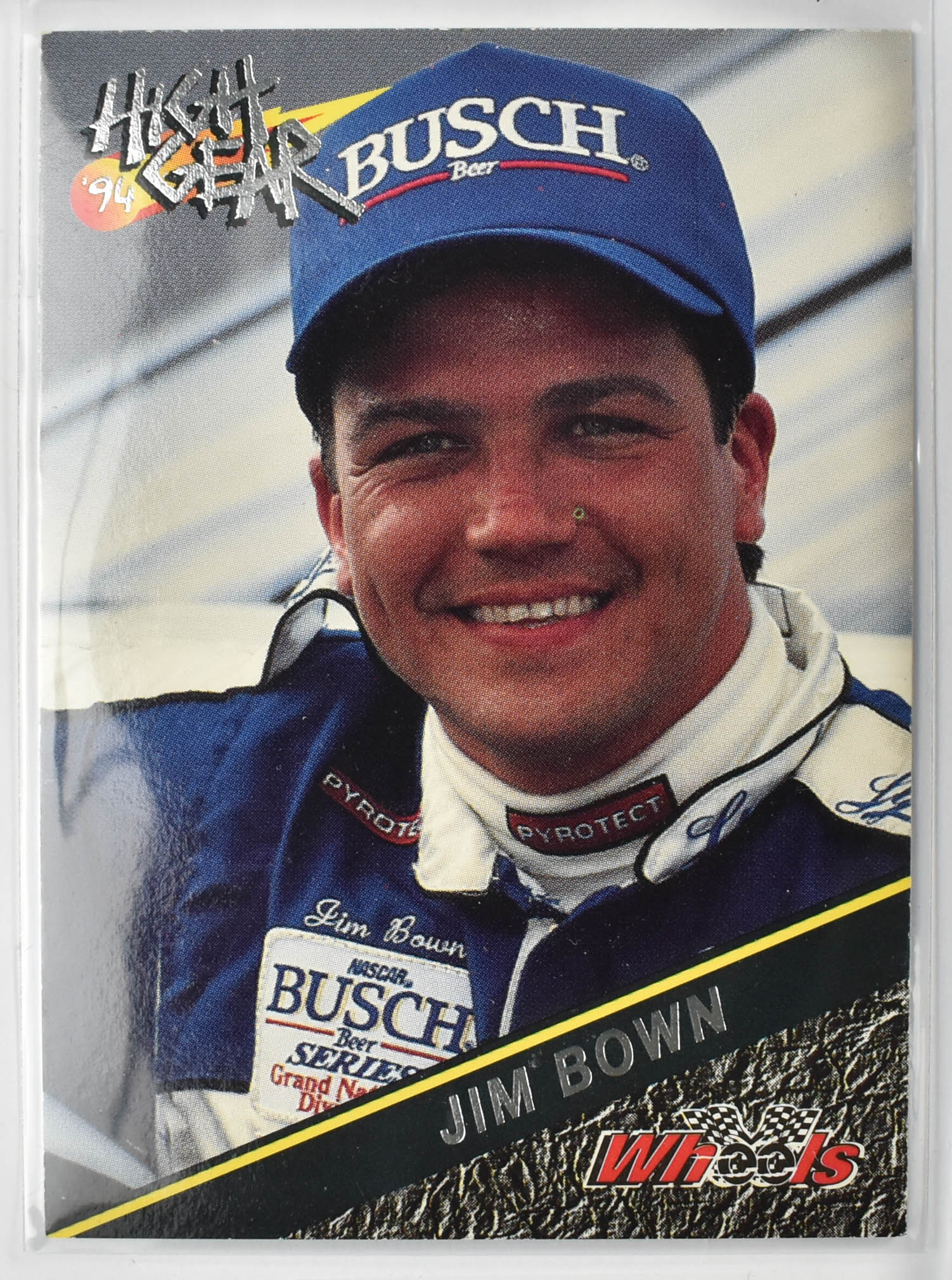 Jim Brown 176 High Gear Nascar Card