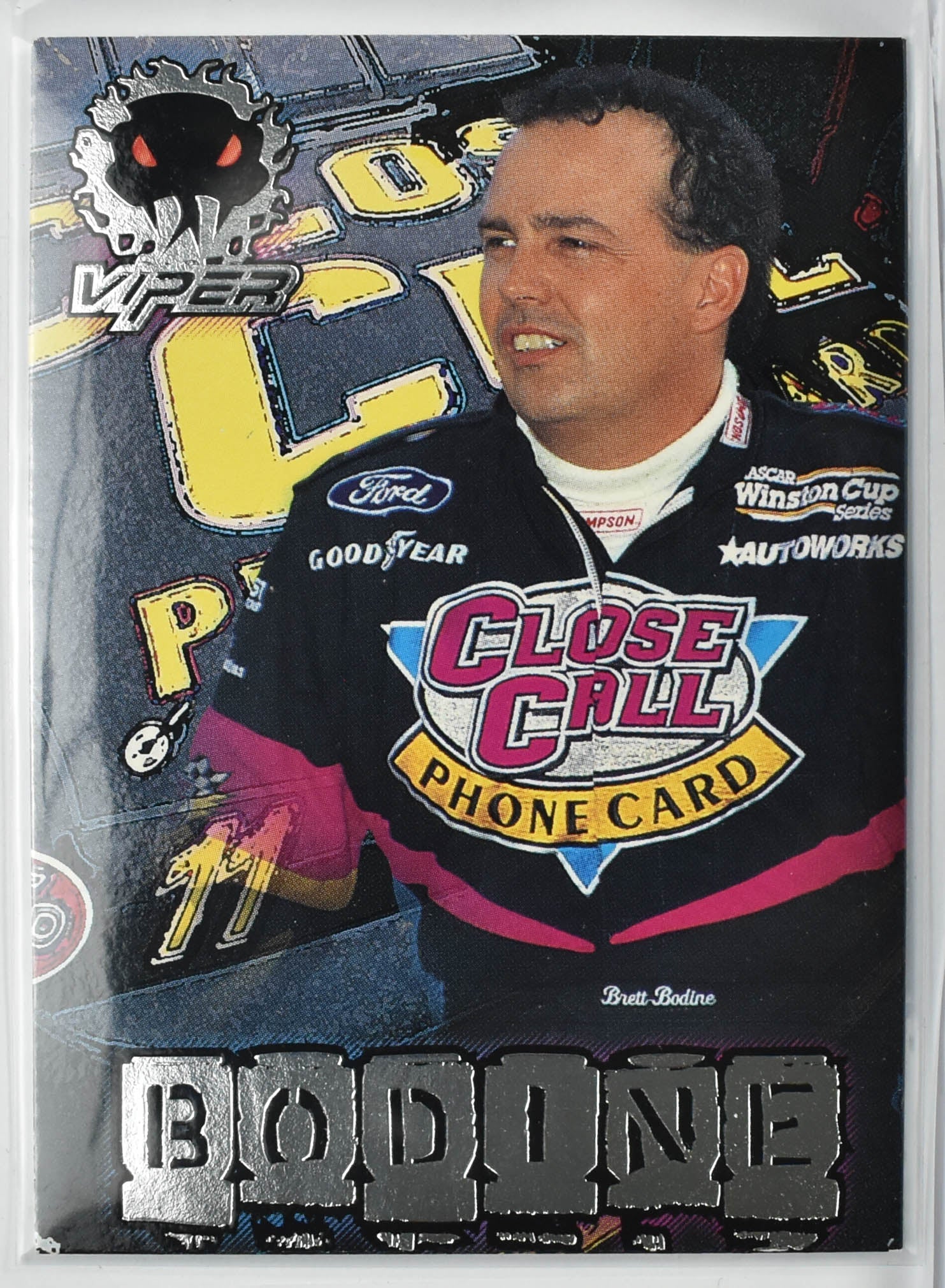 Brett Bodine 26 Viper Nascar Card Wheels 1997