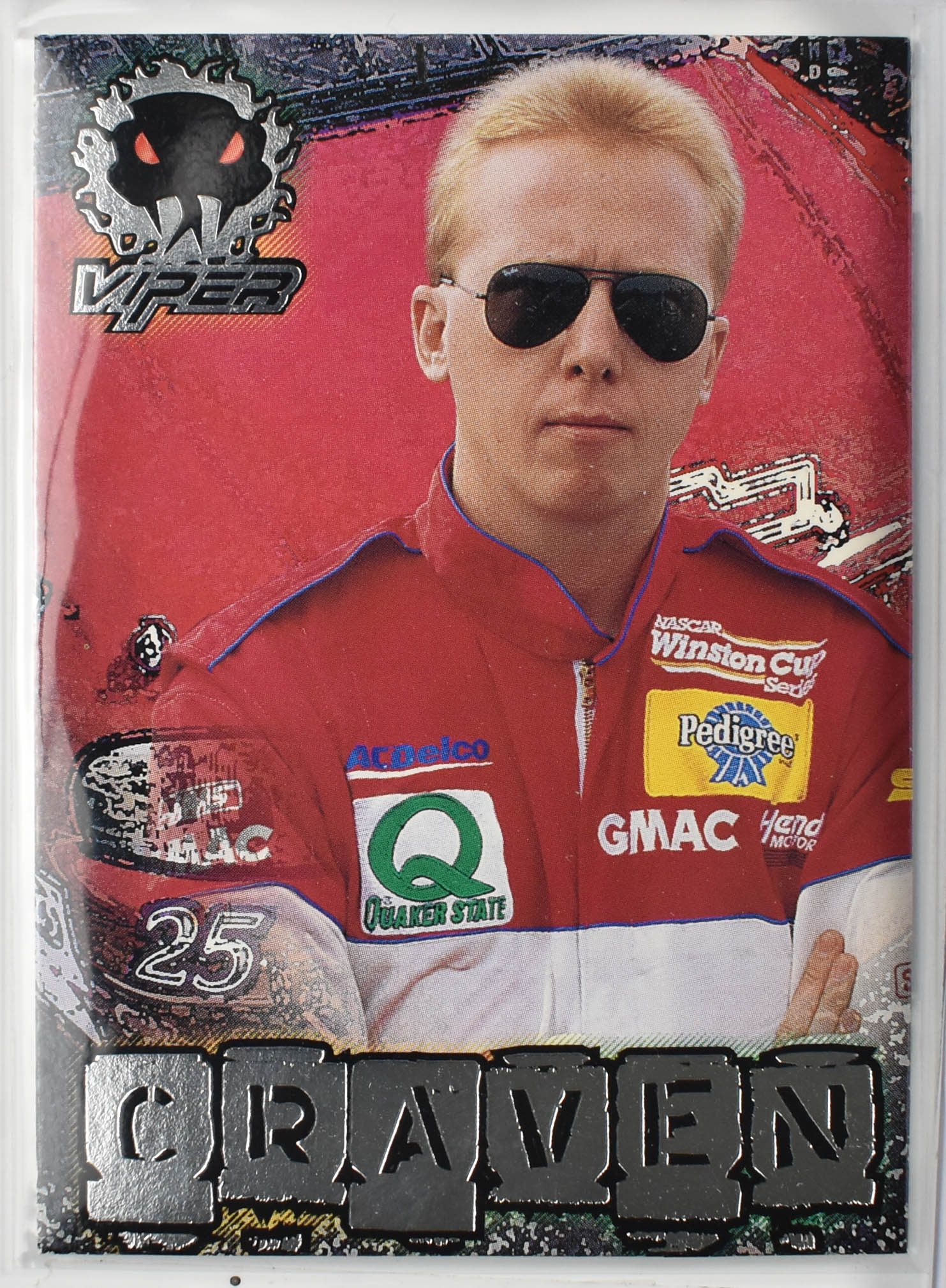 Ricky Craven 12 Viper Nascar Card