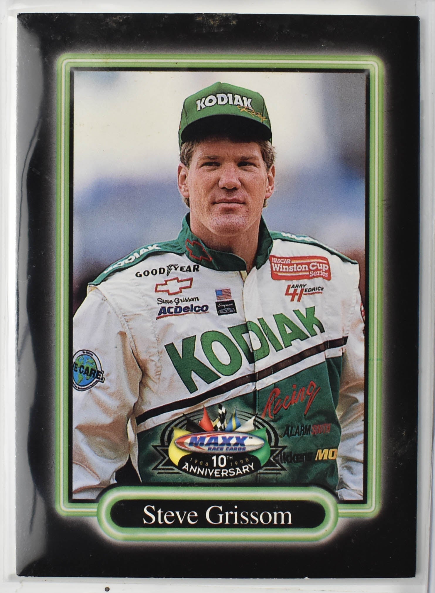 Steve Grissom 37 MAXX Race Cards Nascar Card