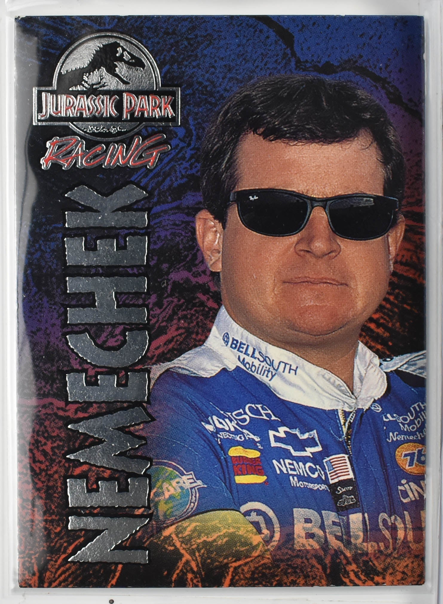 Joe Nemecheck 46 Jurassic Racing Wheels Sports Nascar Card