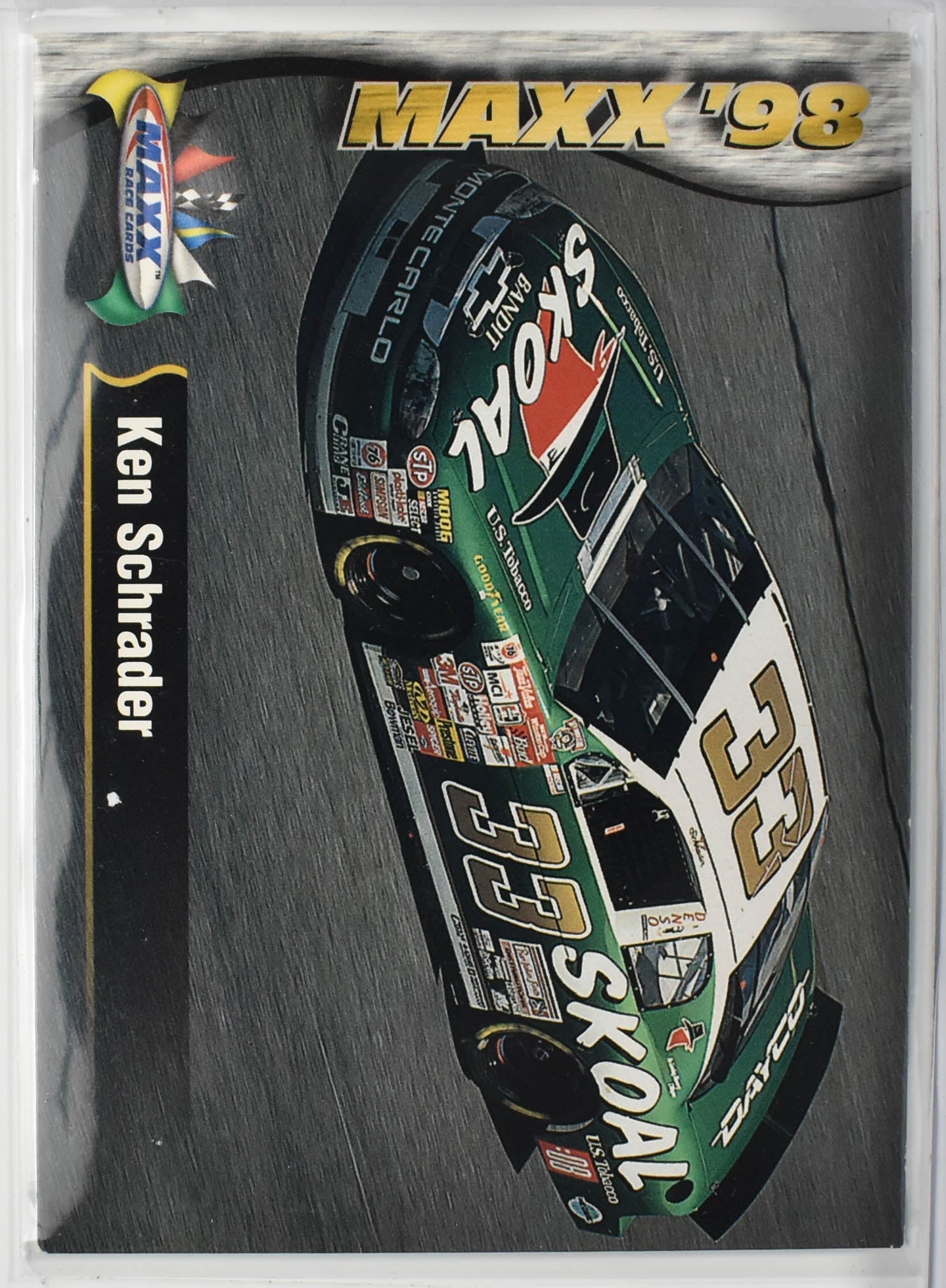 Ken Schrader 52 MAXX Nascar Card