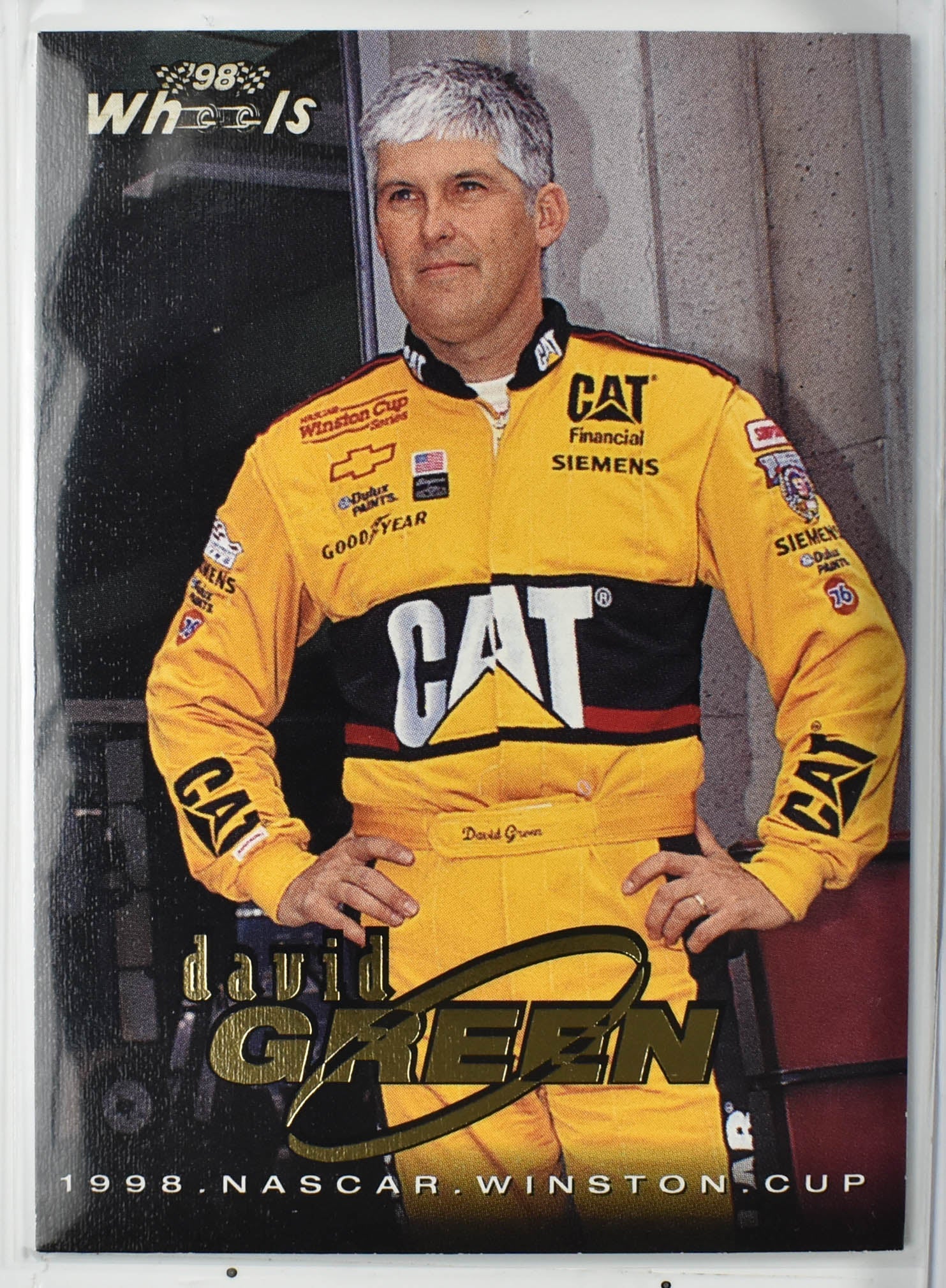 David Green 12 Nascar Card Wheels Sports