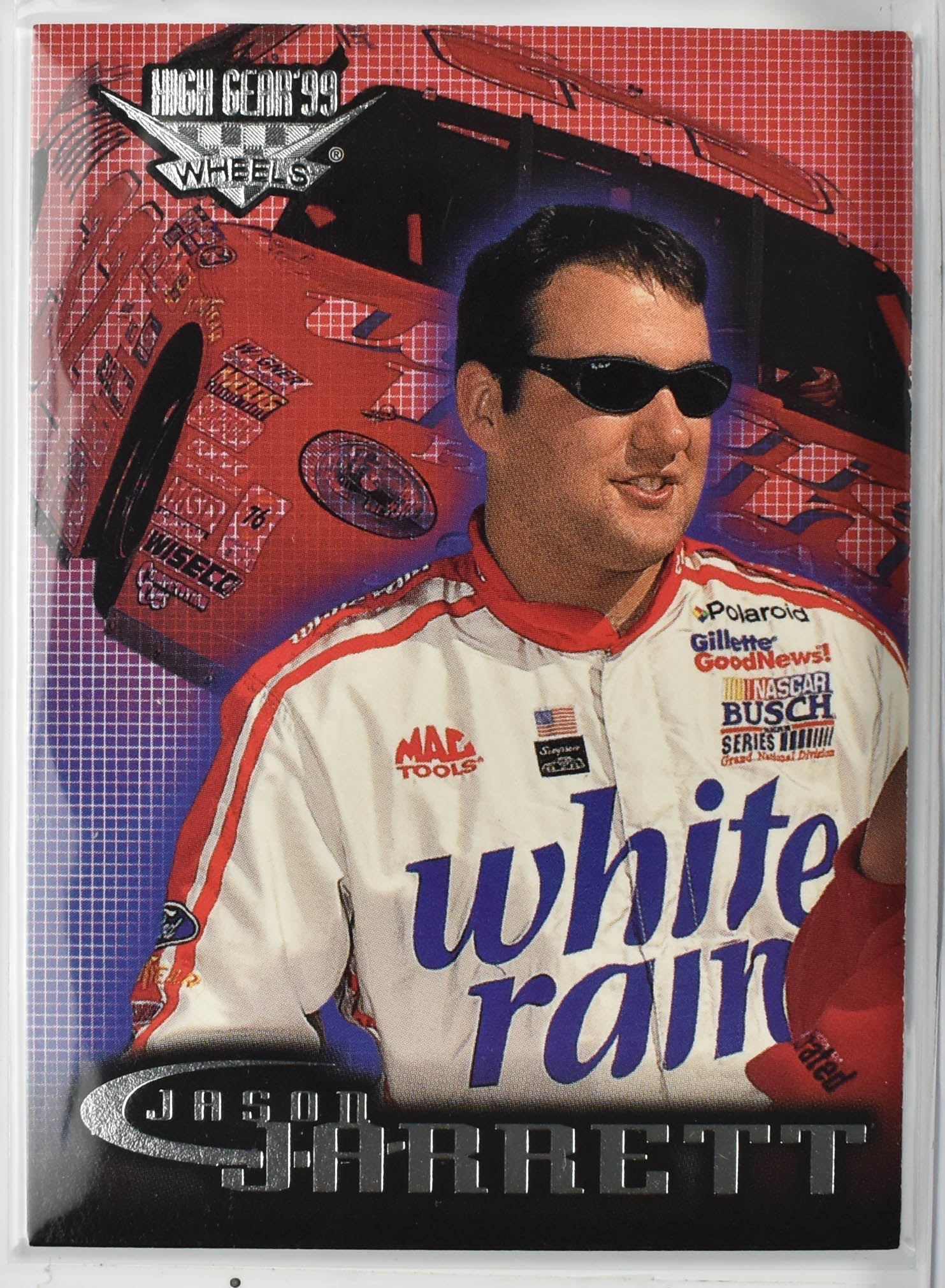 Jason Jarrett 42 RCI 1999 Wheels Nascar Card