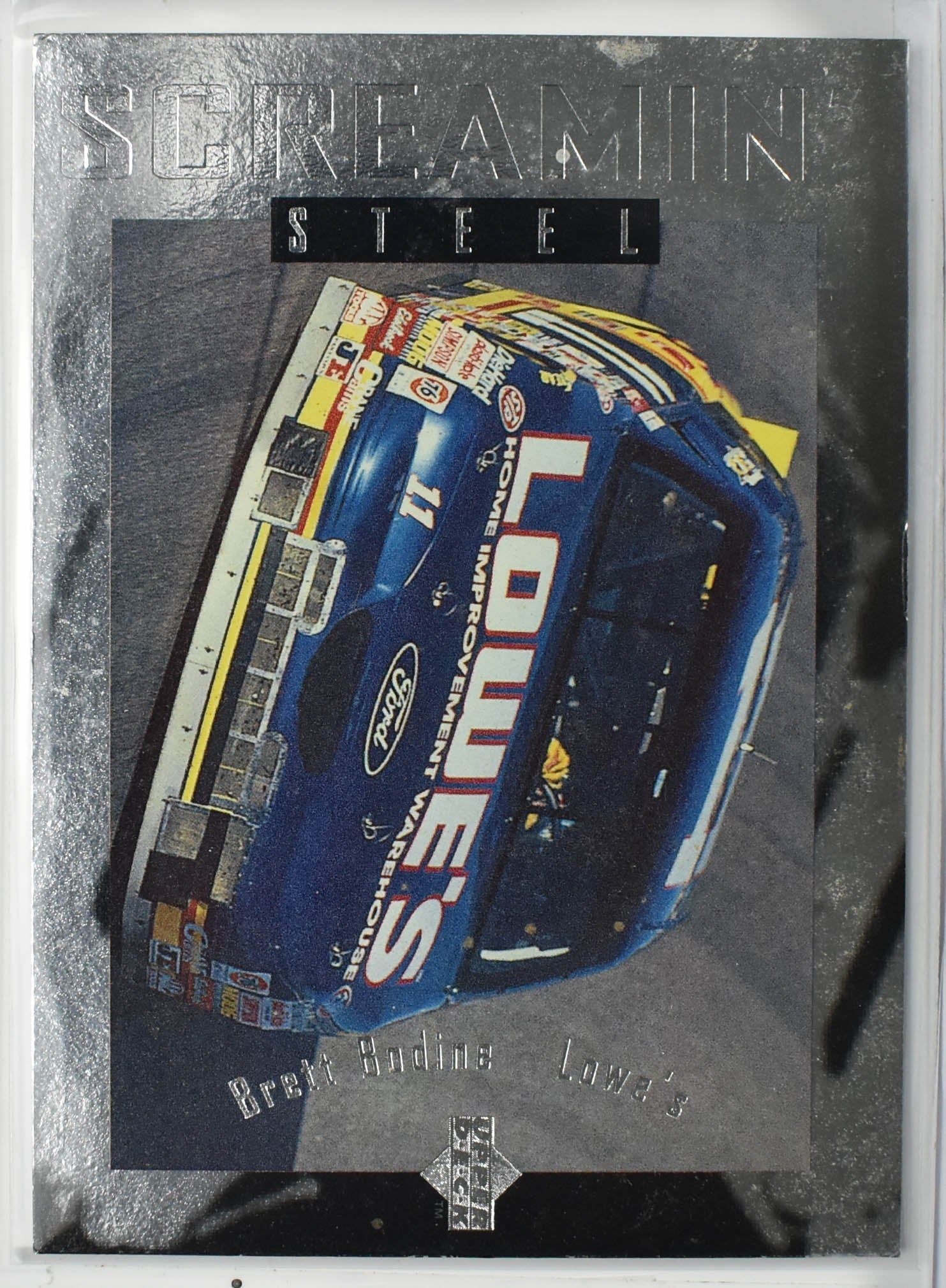 Brett Bodine RC68 Screamin Steel Upper Deck Nascar Card