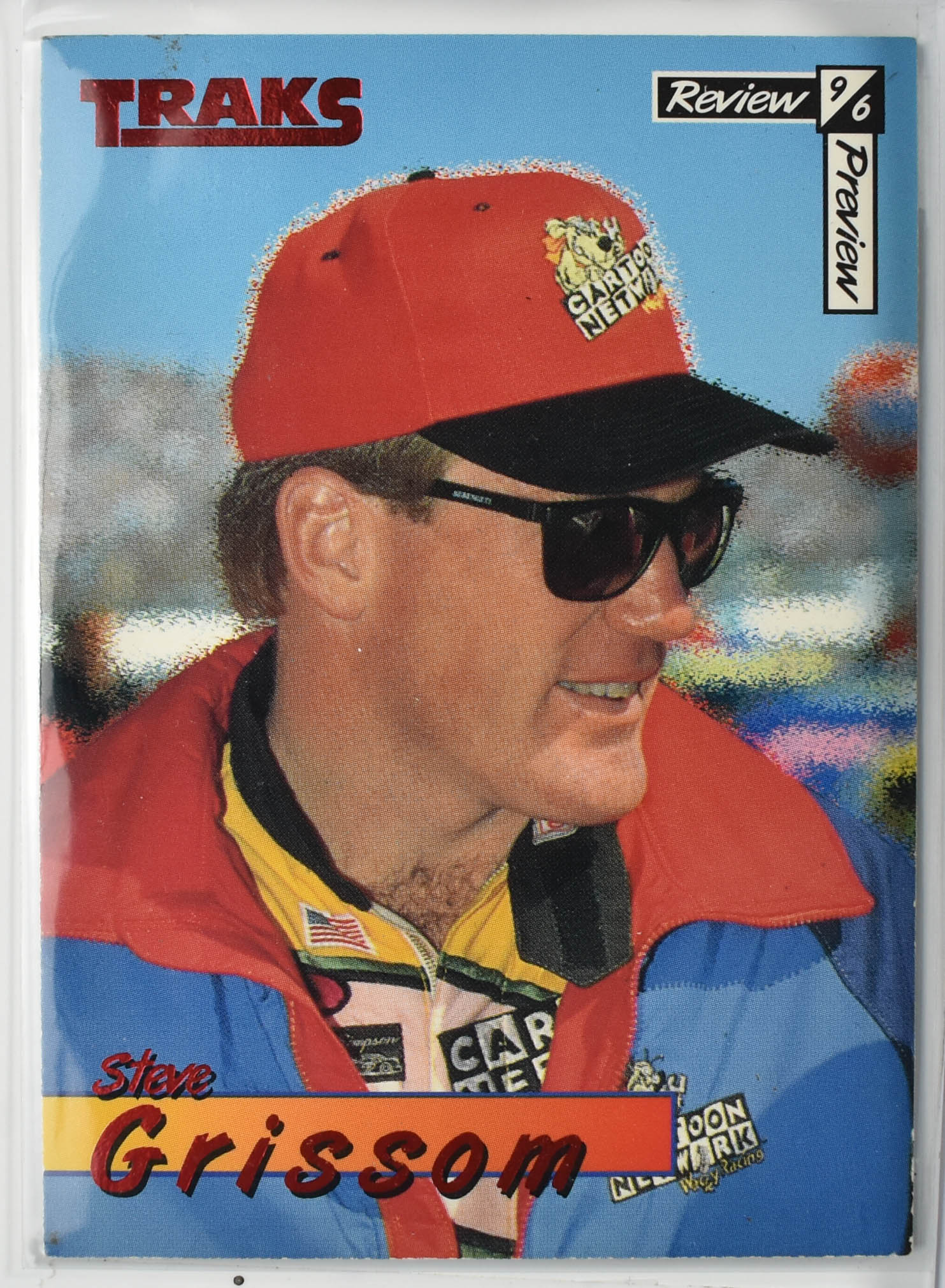 Steve Grissom 30 Traks Race Cards Winston Cup Nascar Card