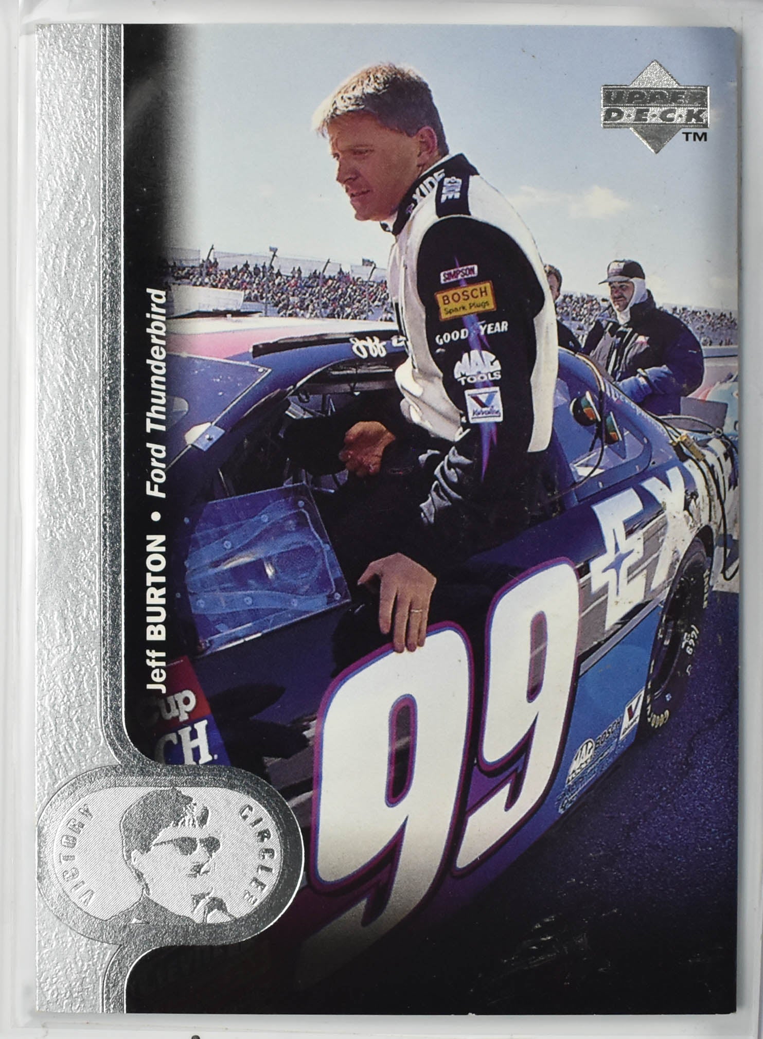 Jeff Burton 34 Upper Deck Nascar Card