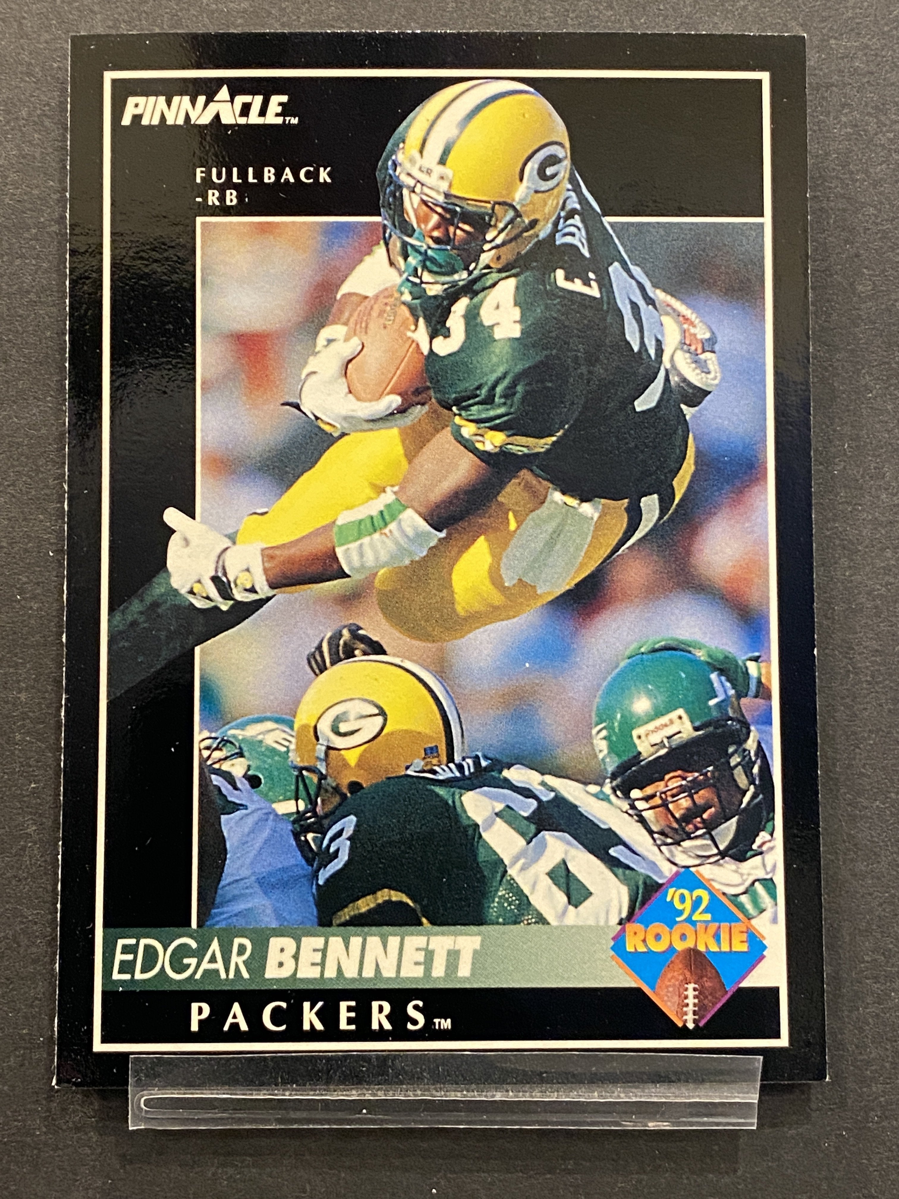 Edgar Bennett Pinnacle Football Card