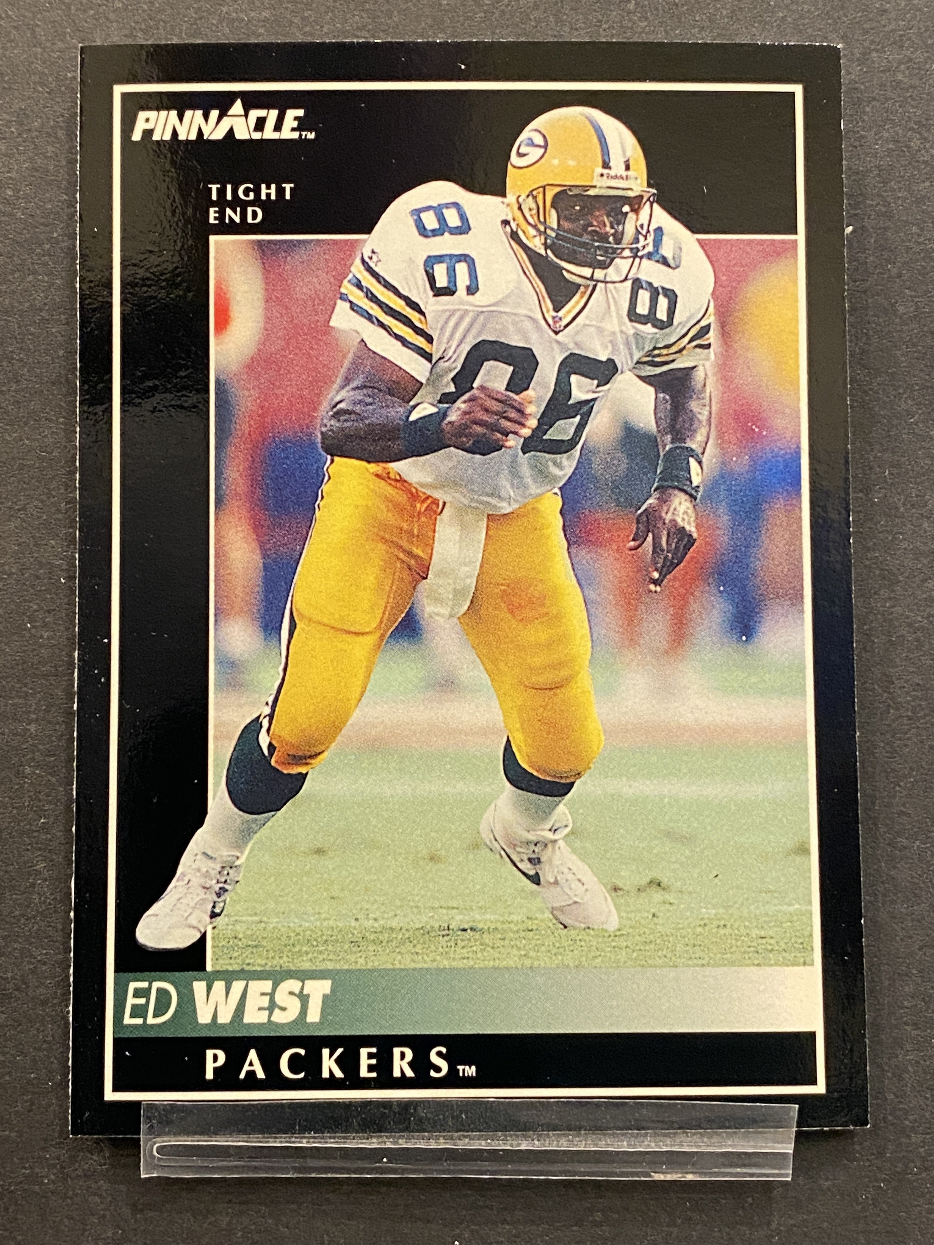 Ed West Pinnacle Football Card