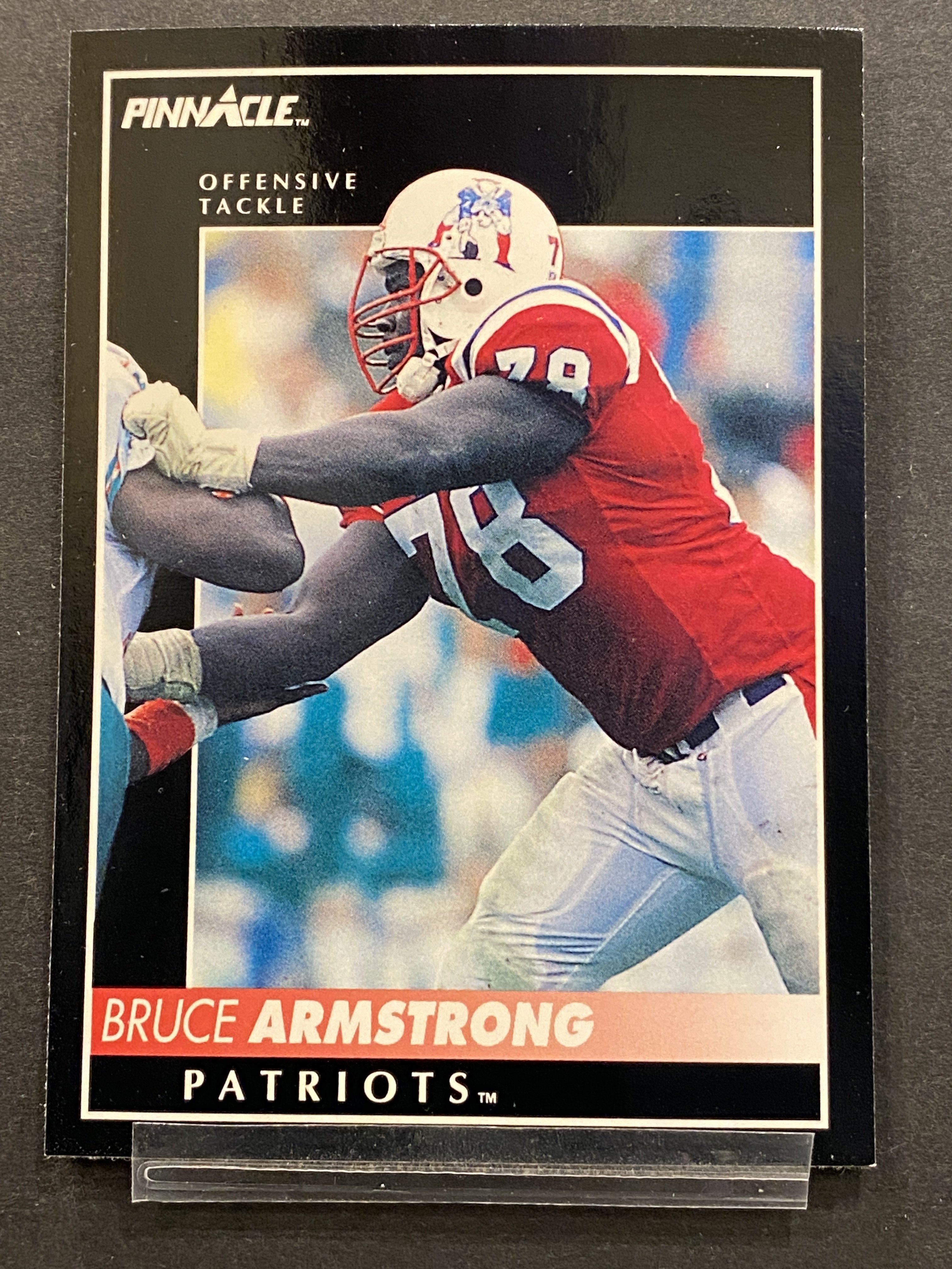 Bruce Armstrong Pinnacle Football Card