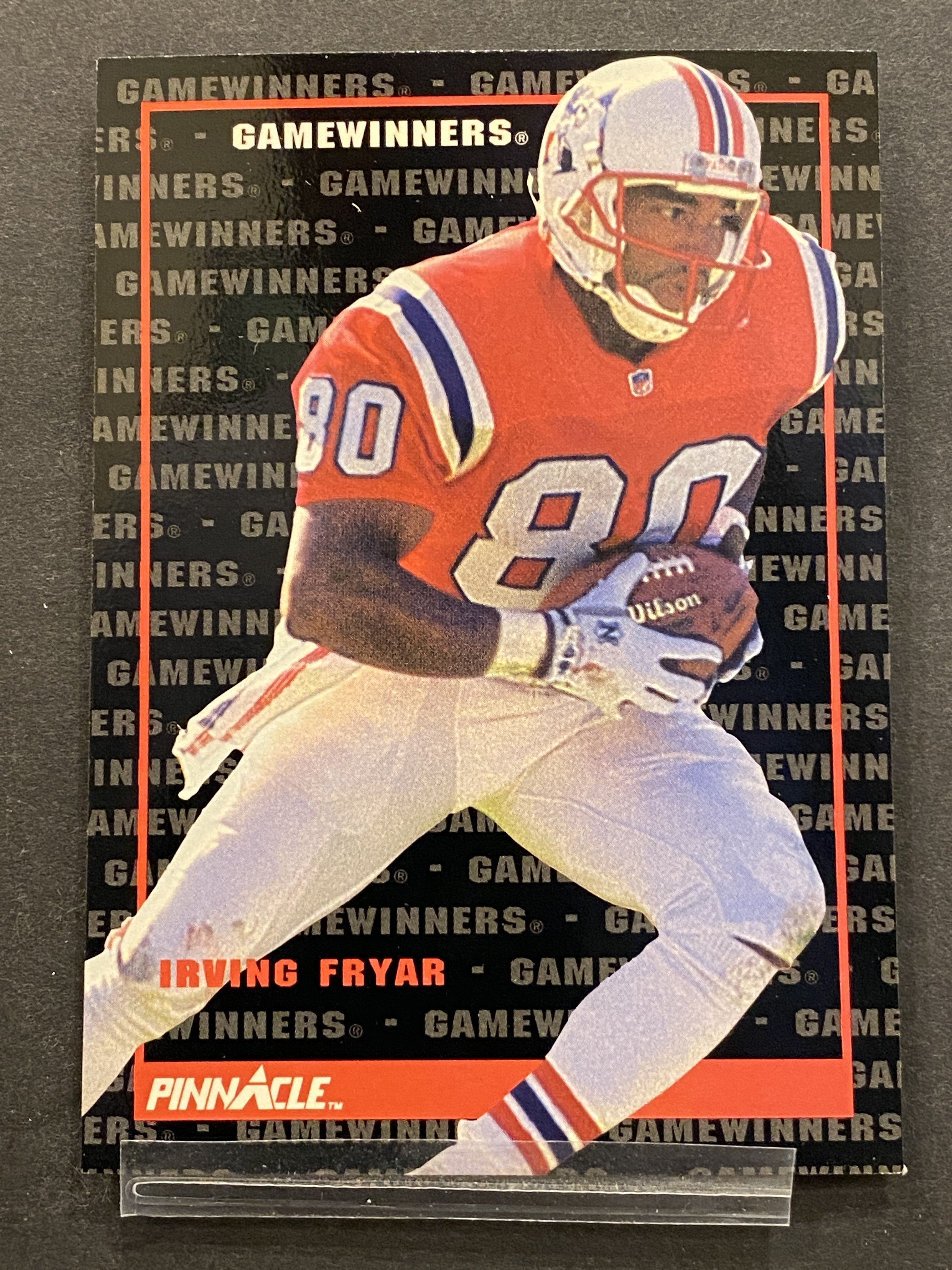 Irving Fryar Pinnacle Football Card