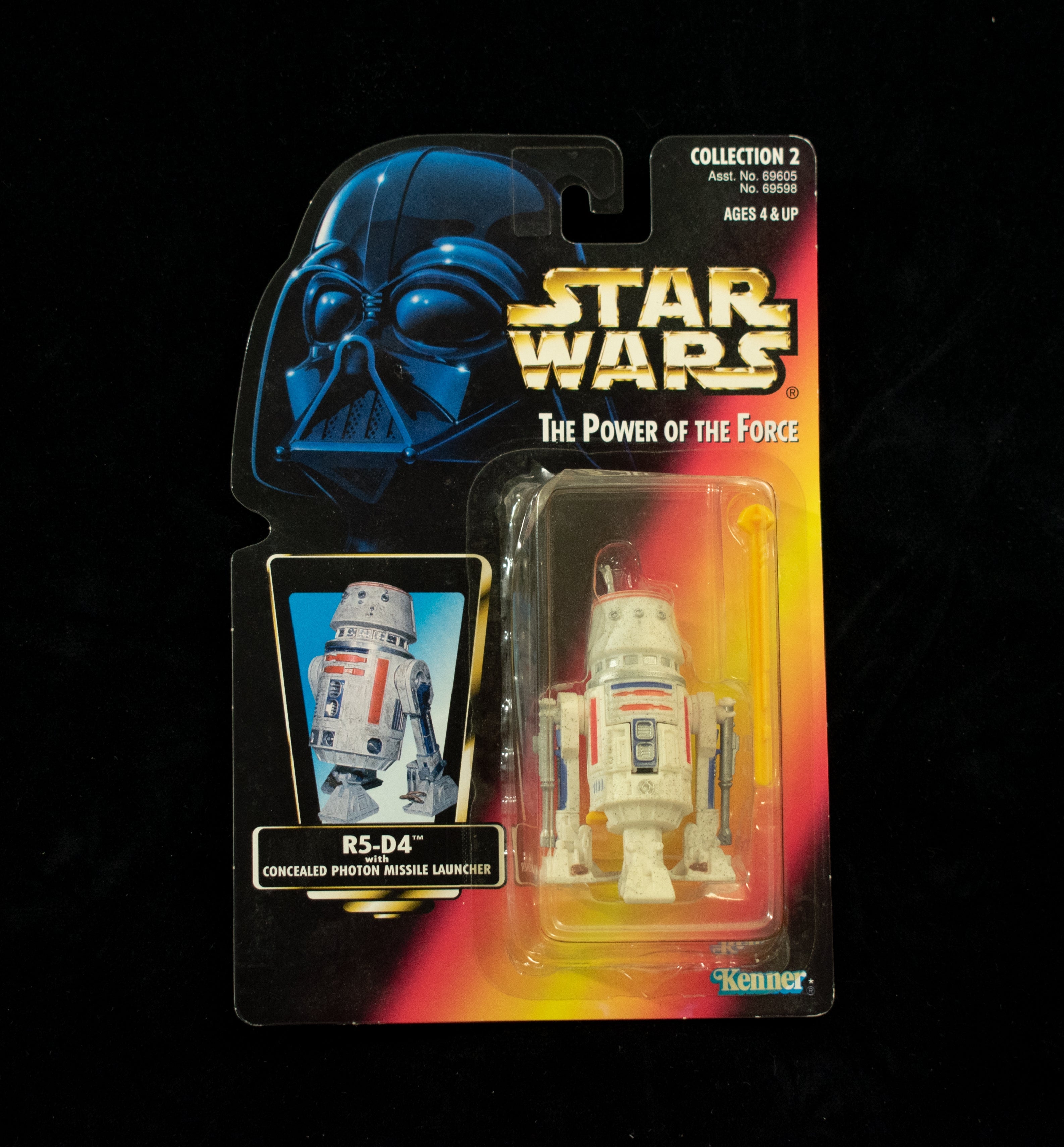 Star Wars Power Of the Force Orange Card R5-D4 1995