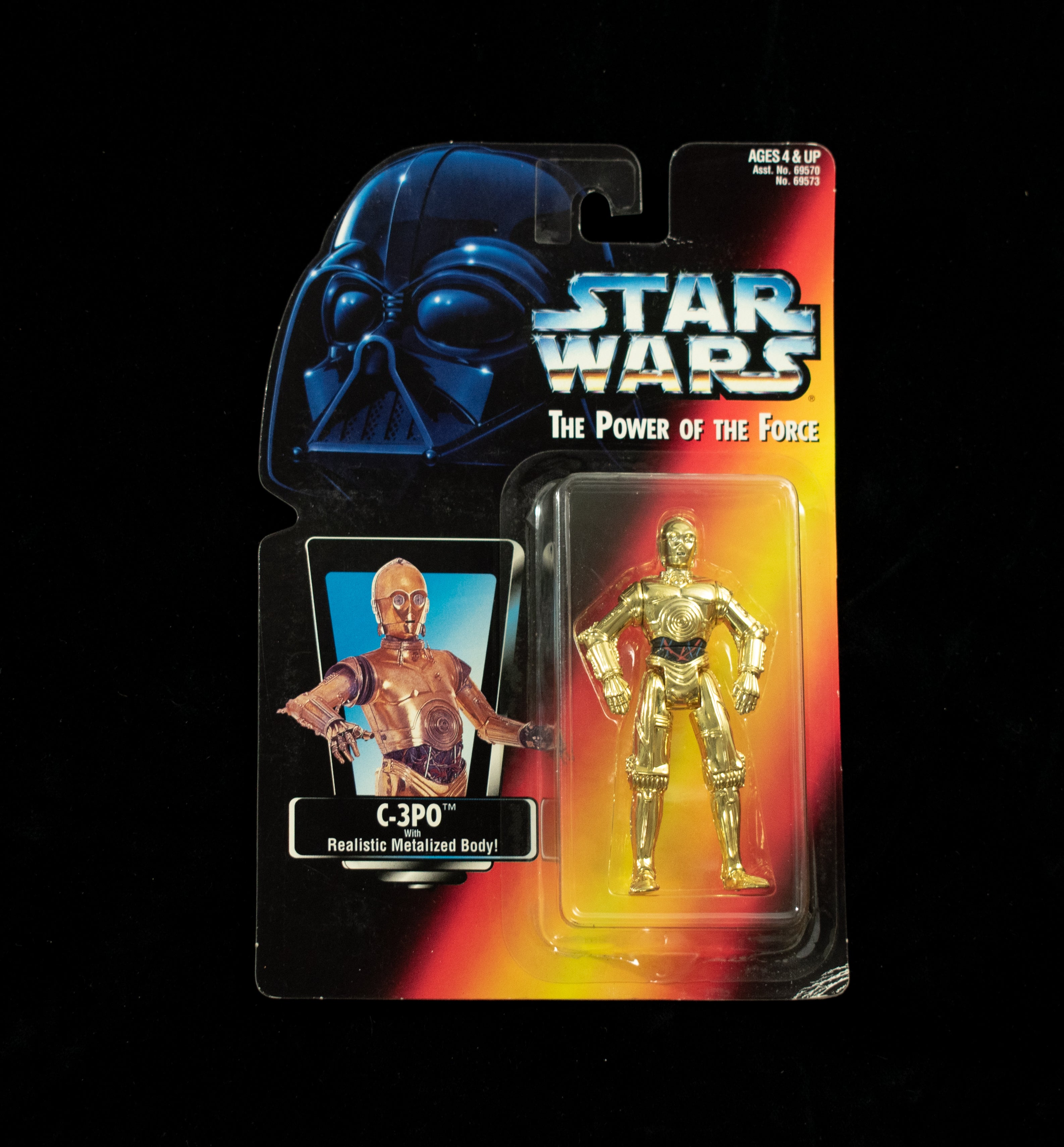 Star Wars Power of the force orange card 1995 C-3PO