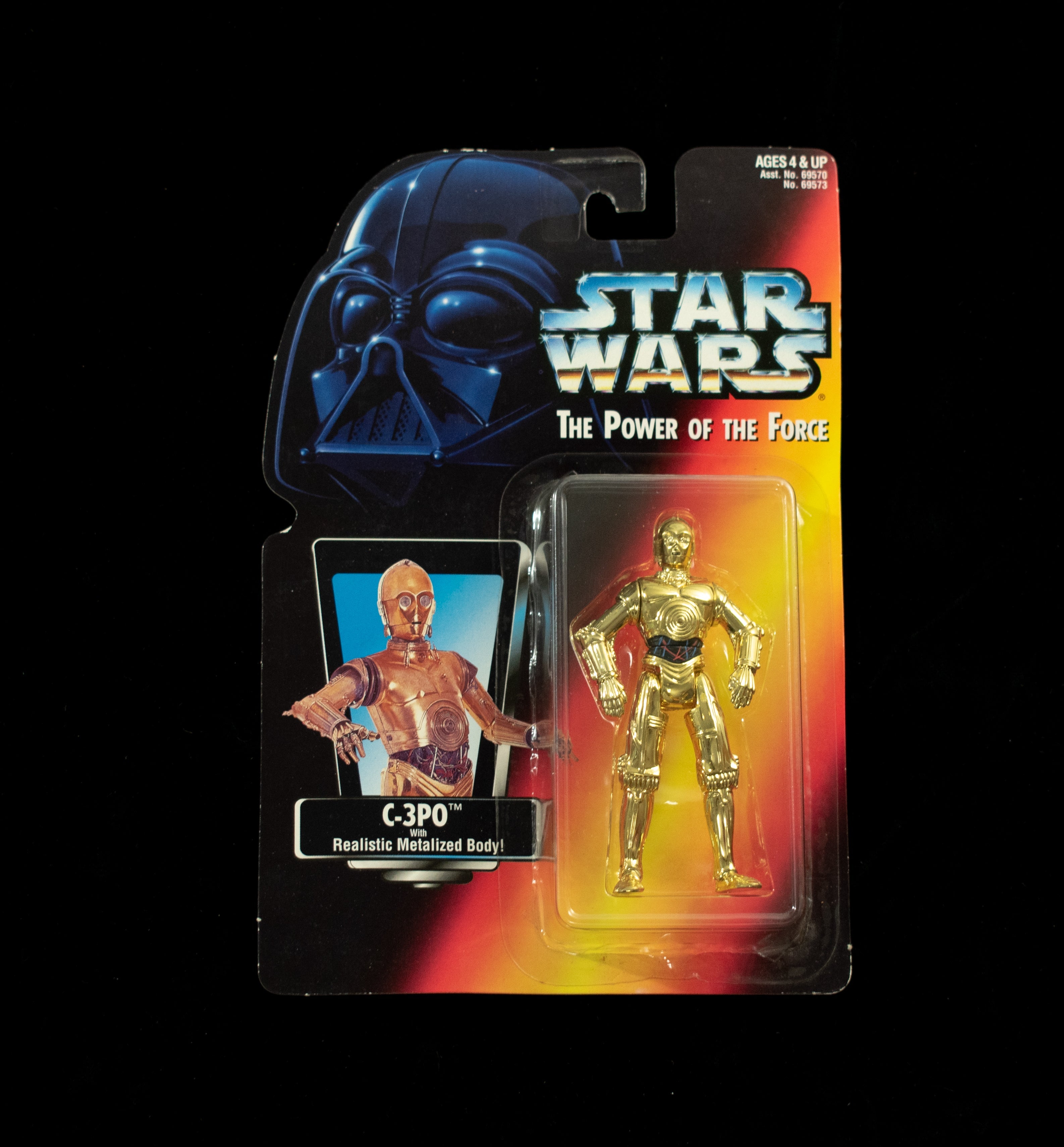 Star Wars Power of the force orange card 1995 C-3PO