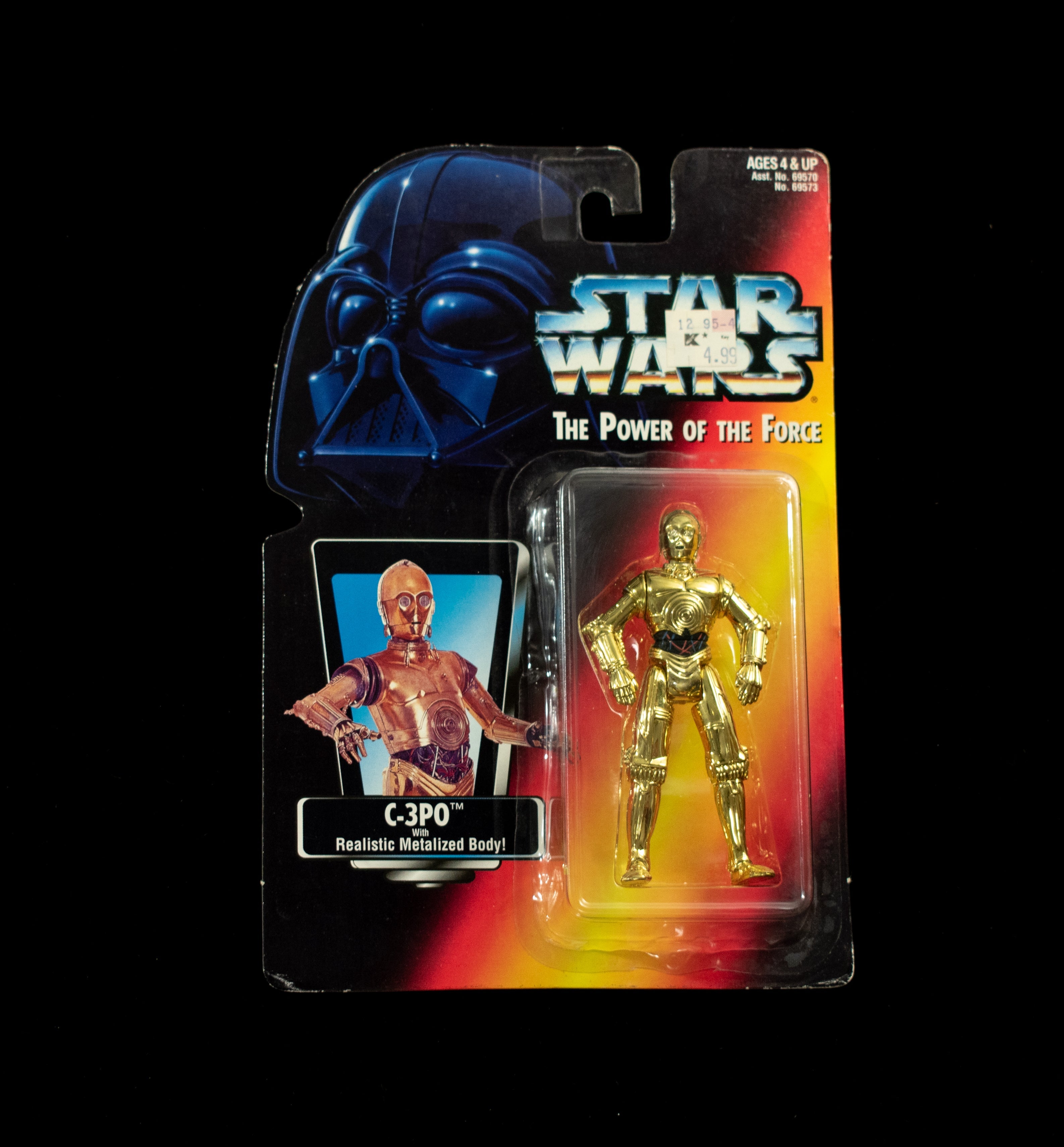 Star Wars Power of the force orange card 1995 C-3PO