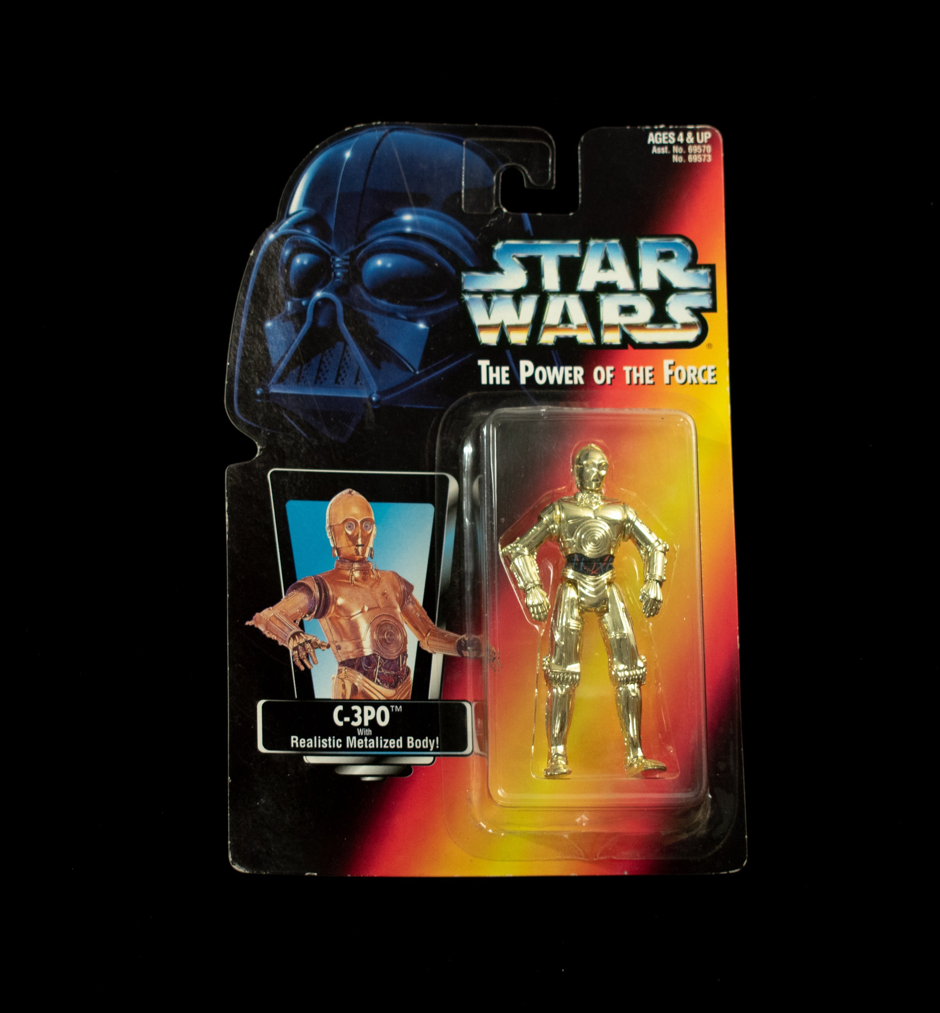 Star Wars Power of the force orange card 1995 C-3PO