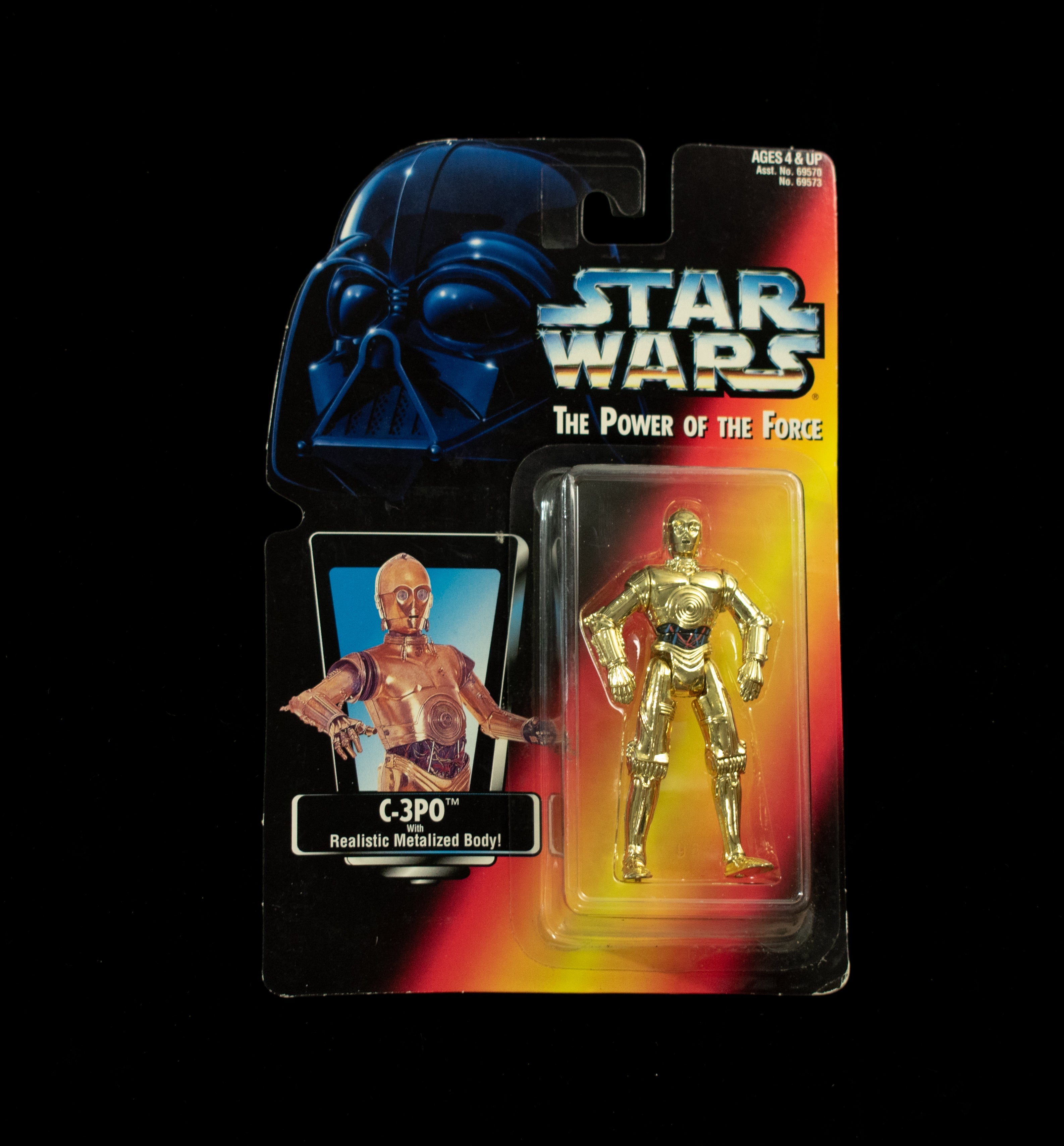 Star Wars Power of the force orange card 1995 C-3PO