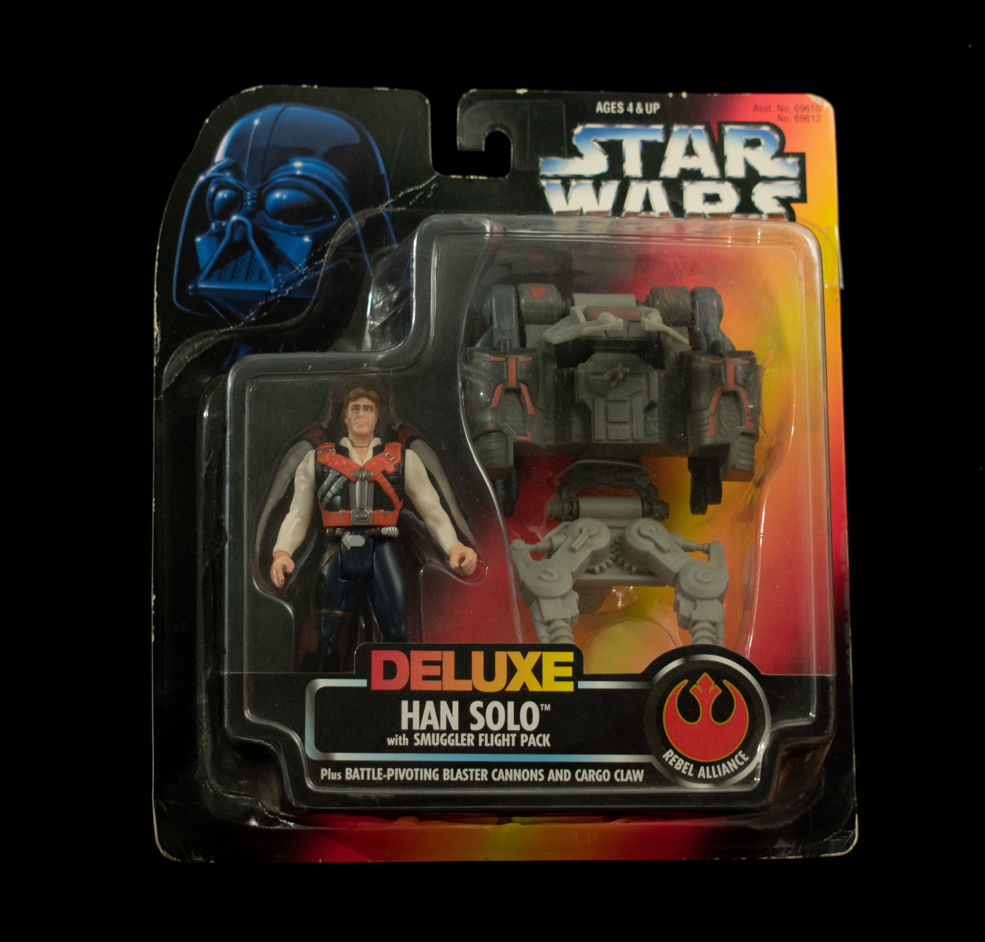 Star Wars Power Of the Force Orange Card Han Solo Deluxe Smuggler Flight Pack