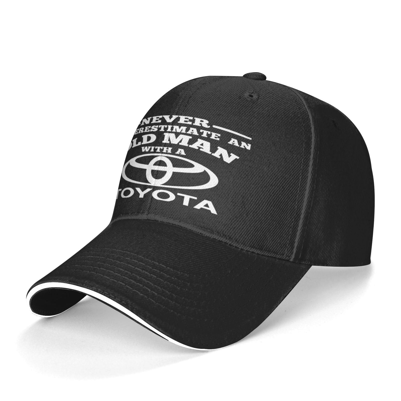 Toyota Never Underestimate An Old Men's Cap Hat For Girls Knitted Balaclava Hats For Men Hat Beanie Streetwear Men Cap Cowgirl