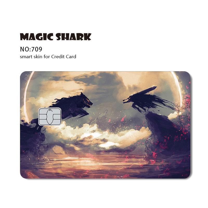 Magic Shark Game Anime Cartoon Character Matte Film Sticker Skin Film Cover for