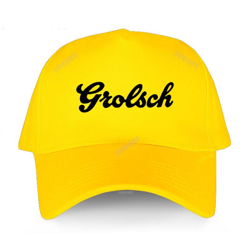 Unisex short visor hat Outdoor Baseball Cap Adjustable New Grolsch Beer Logo Dutch Brewing Company summer classic printed hats