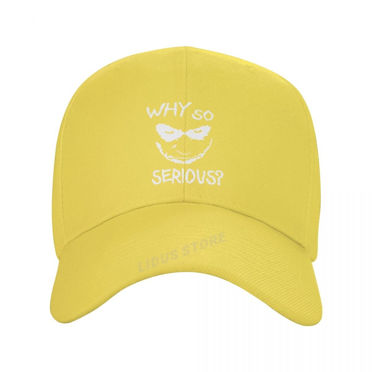 Fashion Men'S Brand Baseball Cap UOMO WHY SO SERIOUS Print Trucker Caps Movie JOCKER JOKER Unisex Adjustable Snapback Hat