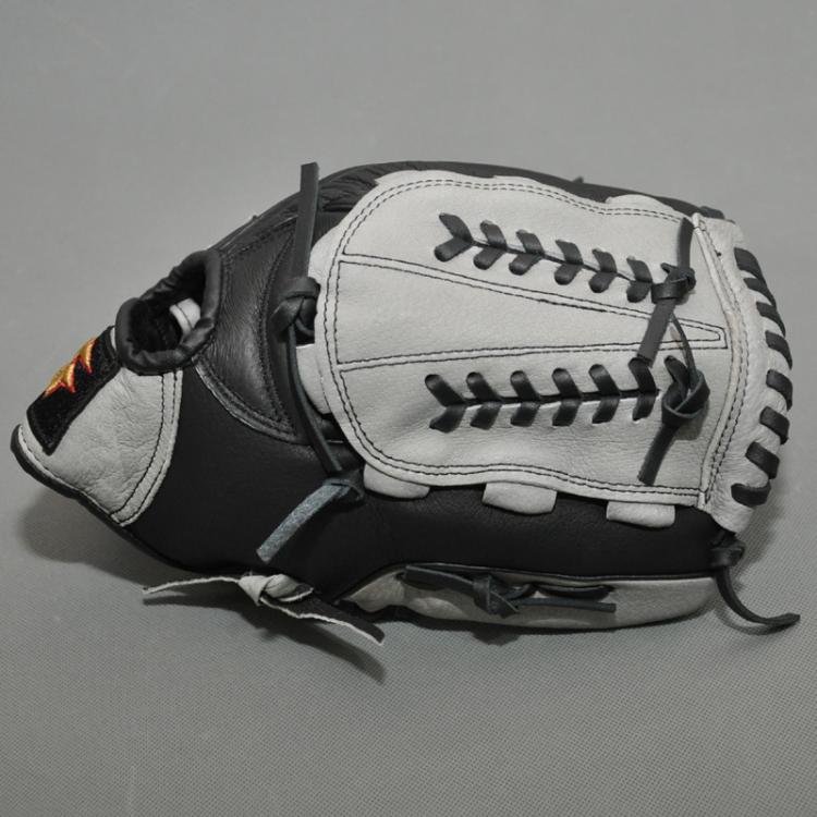 Black Leather Right Baseball Glove Left Hand Baseball Adults Gloves Pigskin Guantillas Beisbol Sportswear Accessories EI50BG