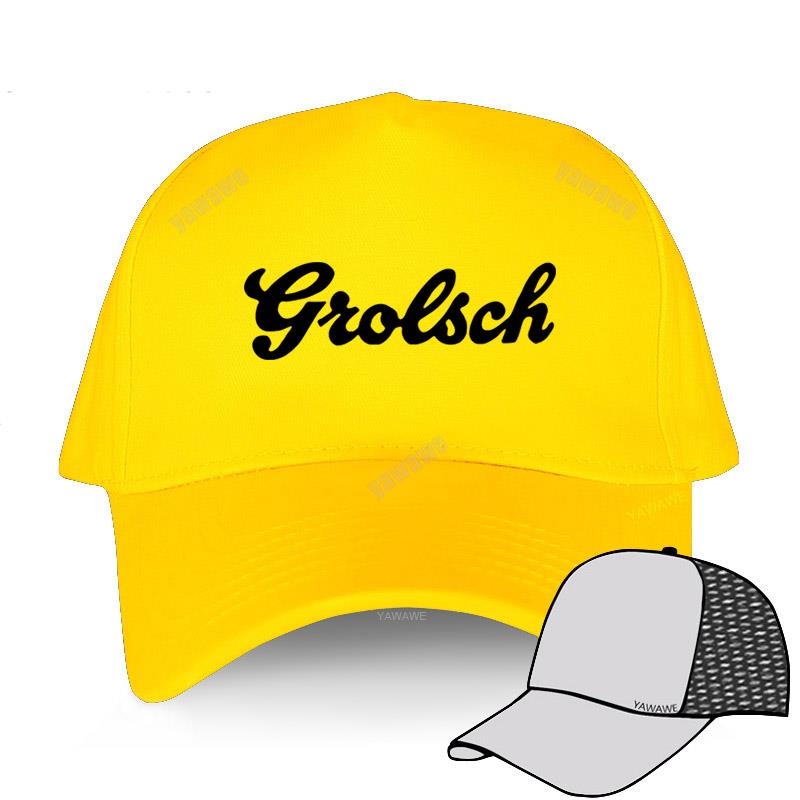 Unisex short visor hat Outdoor Baseball Cap Adjustable New Grolsch Beer Logo Dutch Brewing Company summer classic printed hats