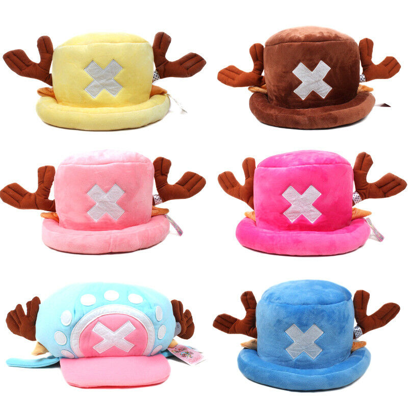 Funny Anime Hats OP Tonychopper 2 Years Later Cap Japanese Cartoon Cosplay Plush Winter Adults Hat Women Gifts Halloween Gifts