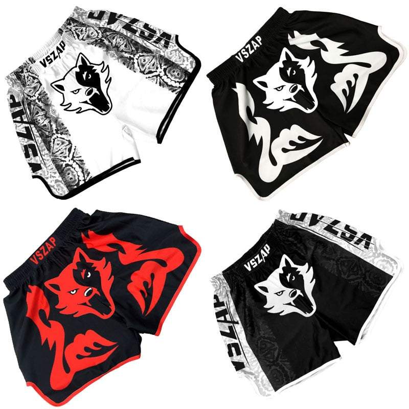 At Fire Sale Prices Fight Shorts Boxing Pants Shorts Embroidery MMA Shorts Muay Thai Shorts for Combat Games Wholesale