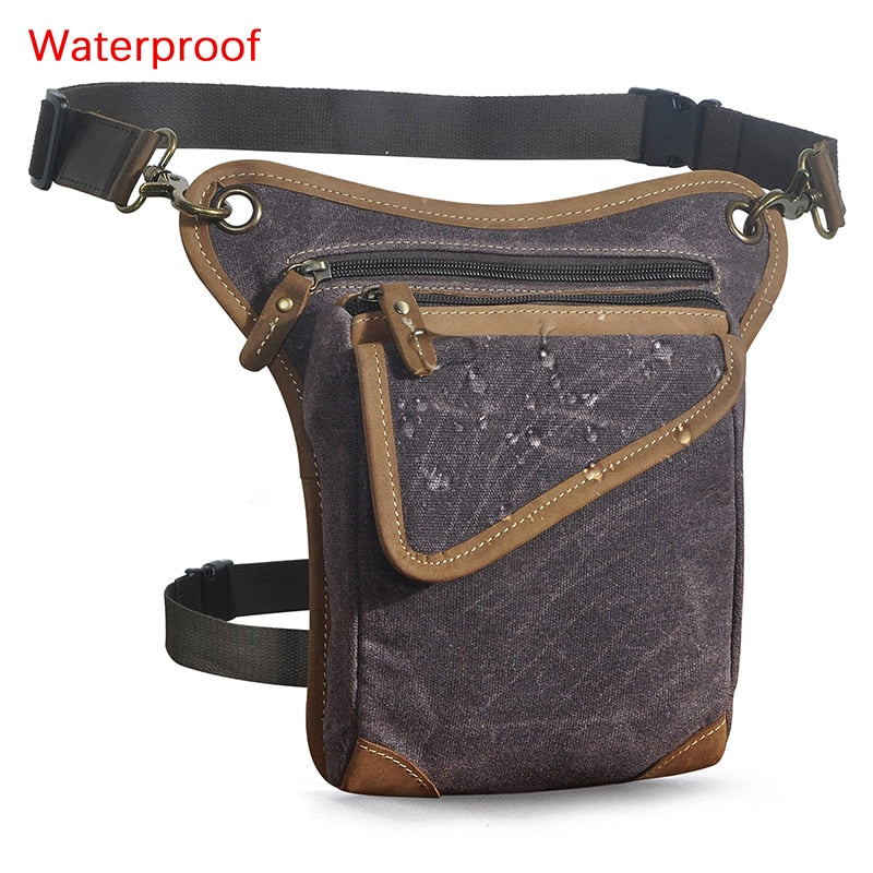 Original Leather men Brown Casual Fashion Small Shoulder Messenger Bag Designer