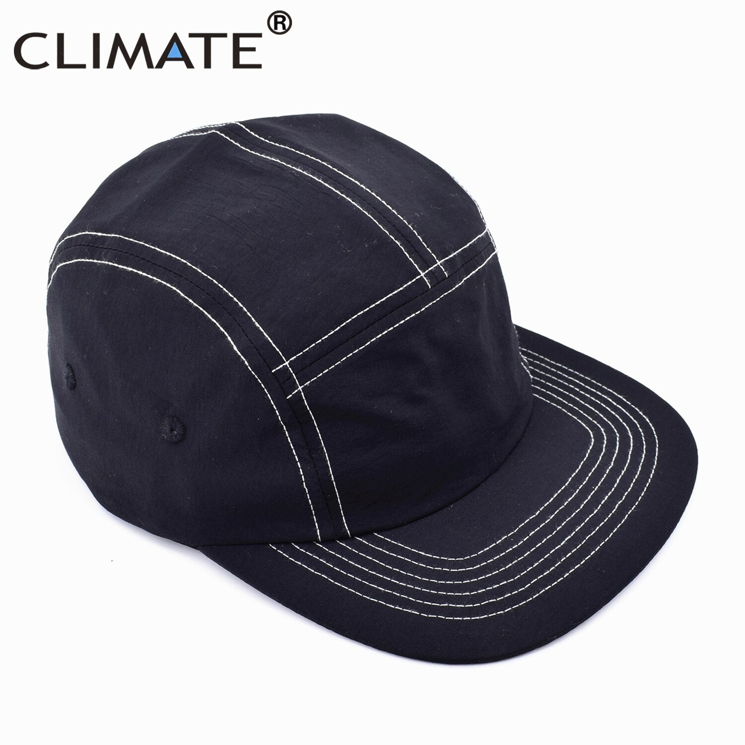 CLIMATE 5 Five Panel Cap Cool Street Style Dance Hip Hop Cap Hat Classic Casual