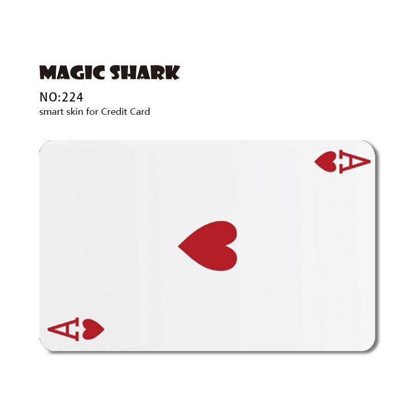 2022 Cute Cat Poker Wings Matte Front Side Cover Sticker Film Skin for Debit Card Credit Card Small Chip Big Chip Full Film