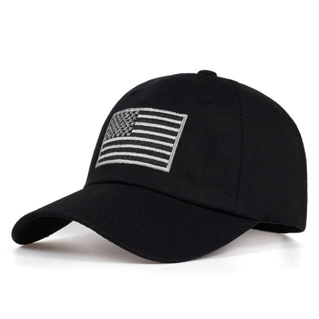 High Quality USA Flag Camouflage Baseball Cap For Men Snapback Hat Army American Flag Baseball Cap Bone Trucker Gorras