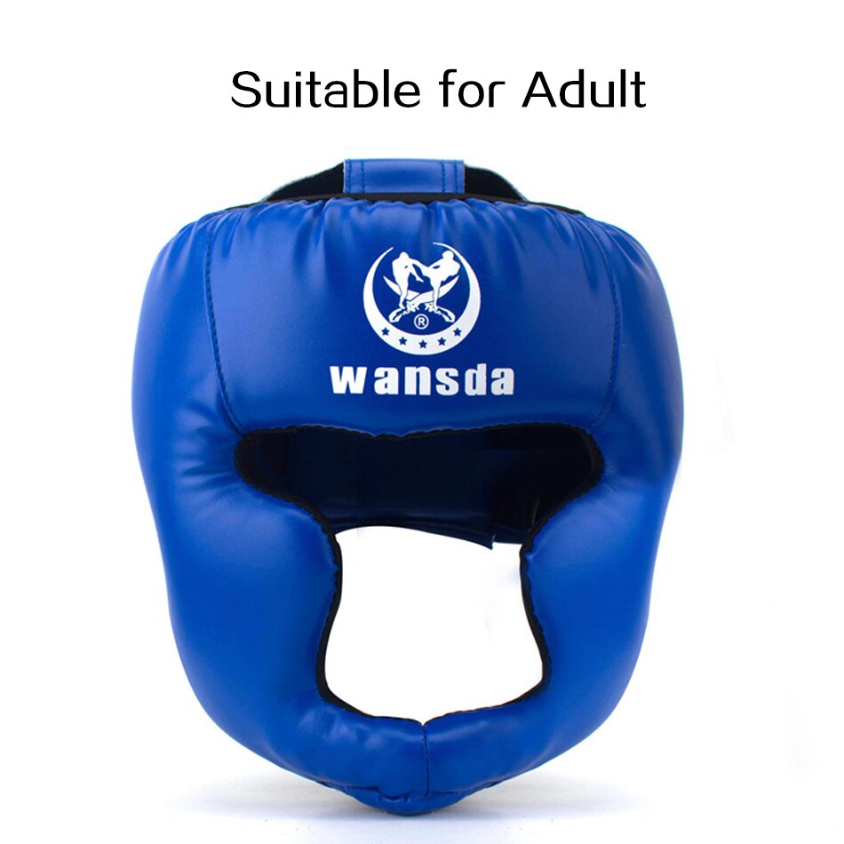 Kick Boxing Helmet for Men Women PU Karate Muay Thai Guantes De Boxeo Free Fight MMA Sanda Training Adults Kids Equipment