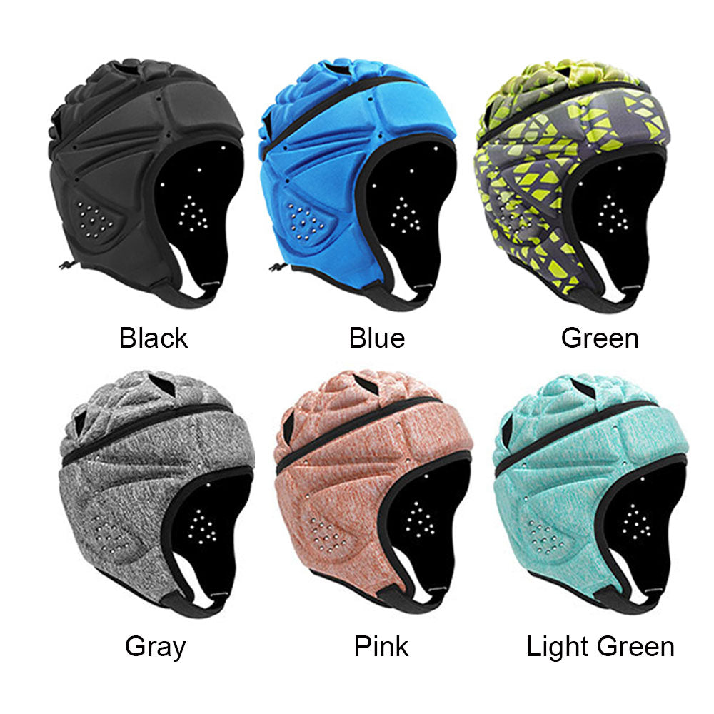 Soccer Helmet Head Protection Rugby Helmet Pad Flag Football Protective Safety Gear Headguard Headgear Sports Goalkeeper Adults