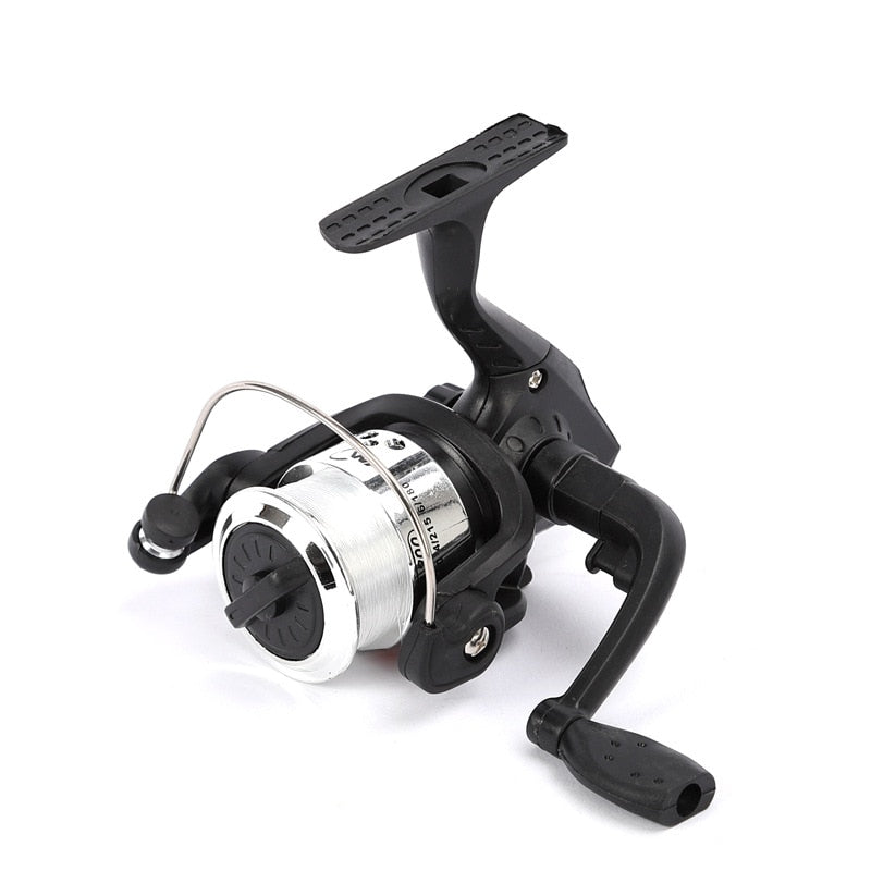 Ultralight Folding Fishing Reel 5.2:1 Spinning Reel With 60m Fishing Line Large Diameter Line Roller Casting Wheel Vessel Bait