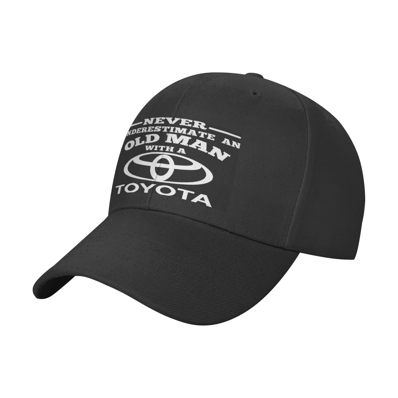 Toyota Never Underestimate An Old Men's Baseball Cap Streetwear Hats For Women Hats Caps For Women Beach Women's Caps Hat Male