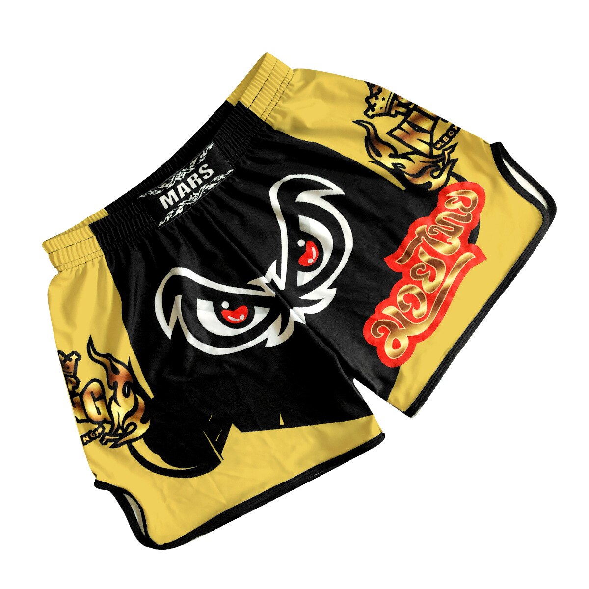 Muay Thai Pants Breathable loose Printing Kickboxing Fight Grappling Short MMA Boxing Shorts Clothing Sanda Fight Grappling