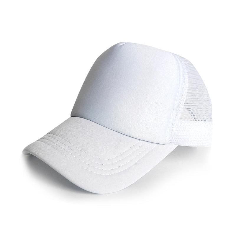 Geebro Casual Plain Mesh Baseball Cap Unisex Adjustable Snapback Hats For Women