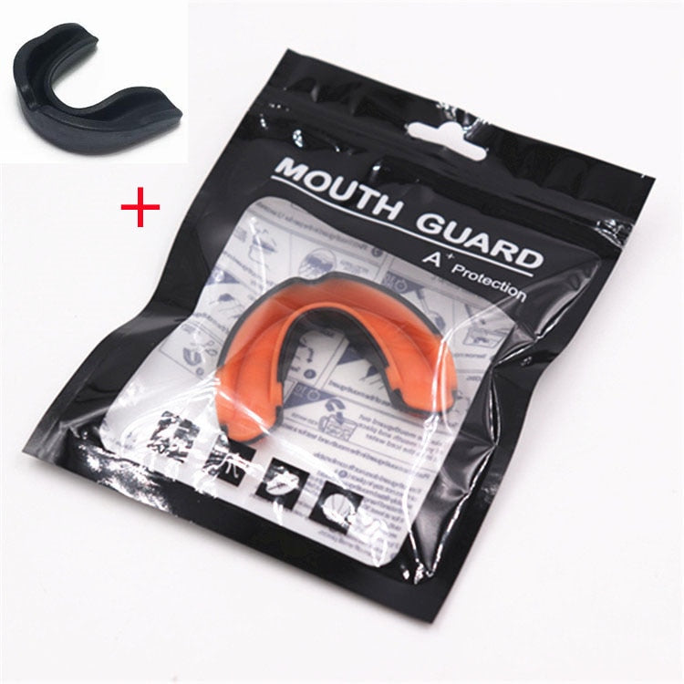 2021 Professional Muay Thai tooth protection EVA Boxing Mouthguard Sports Teeth Braces Box Taekwondo Sanda Rugby MMA Mouth Guard