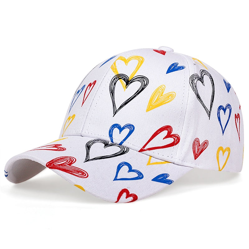 fashion Letter Baseball Cap Graffiti Sun Hip Hop Cap Visor Spring Hat Men Adjustable Snapback Cotton Cap For Women Men Hats