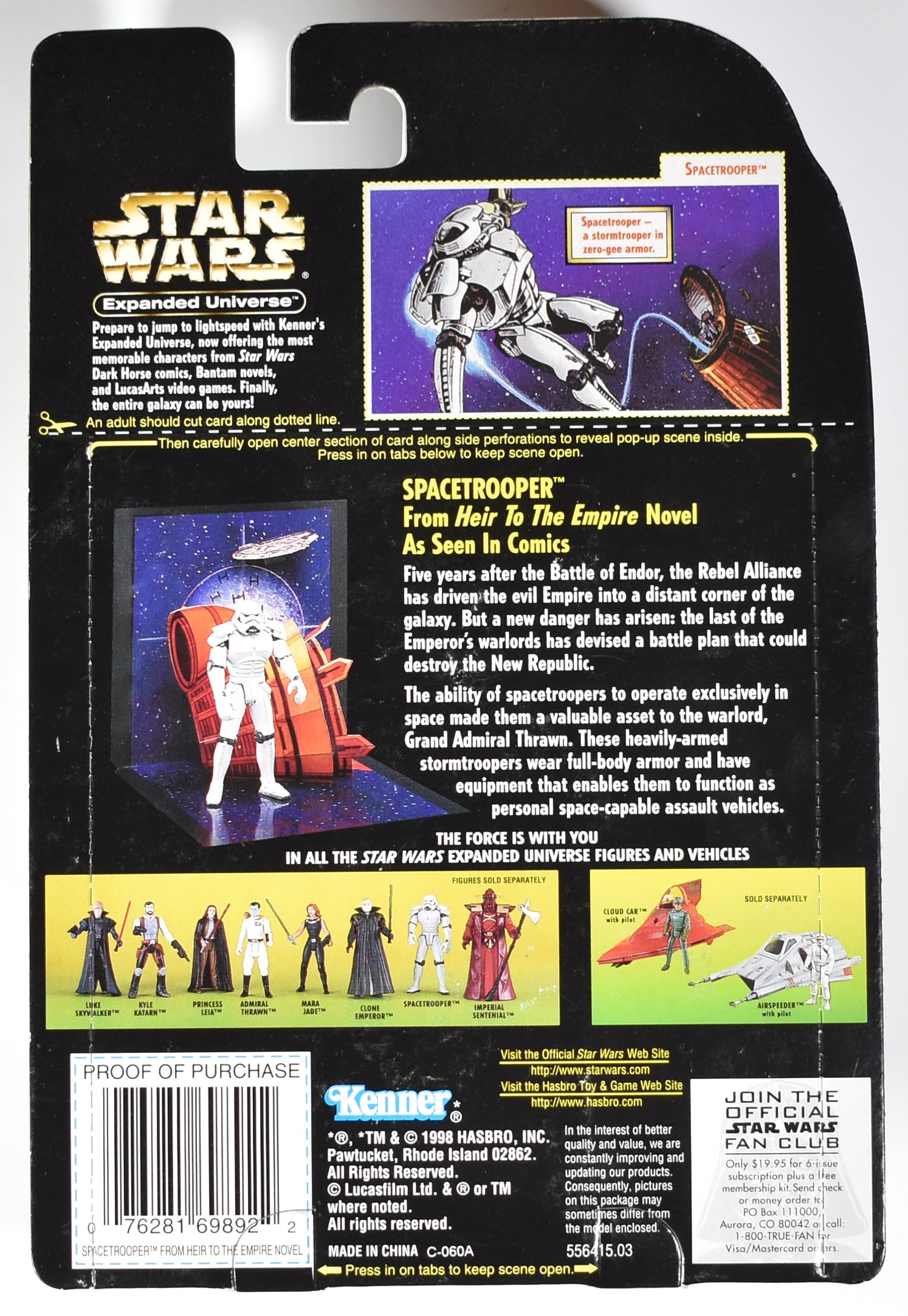 Space Trooper Star Wars Action Figure Expanded Universe Kenner 1998