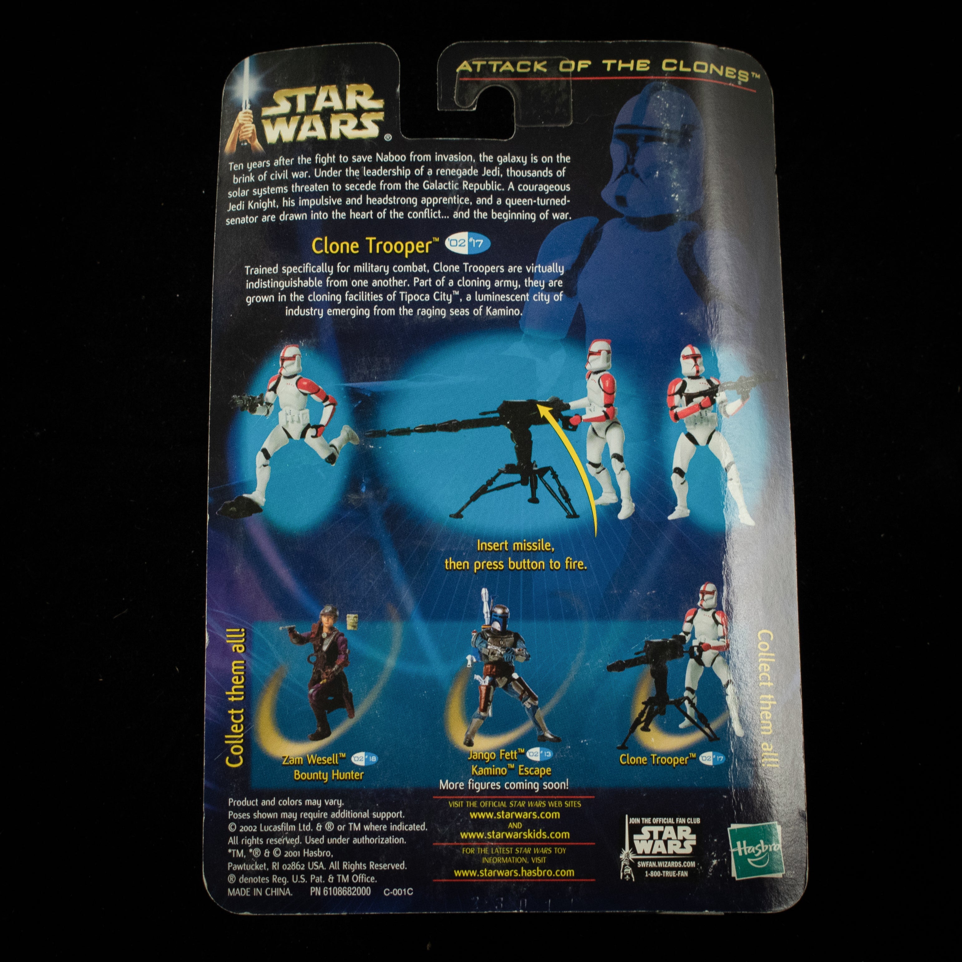 Attack of the Clones Clone Trooper Star Wars Action Figure