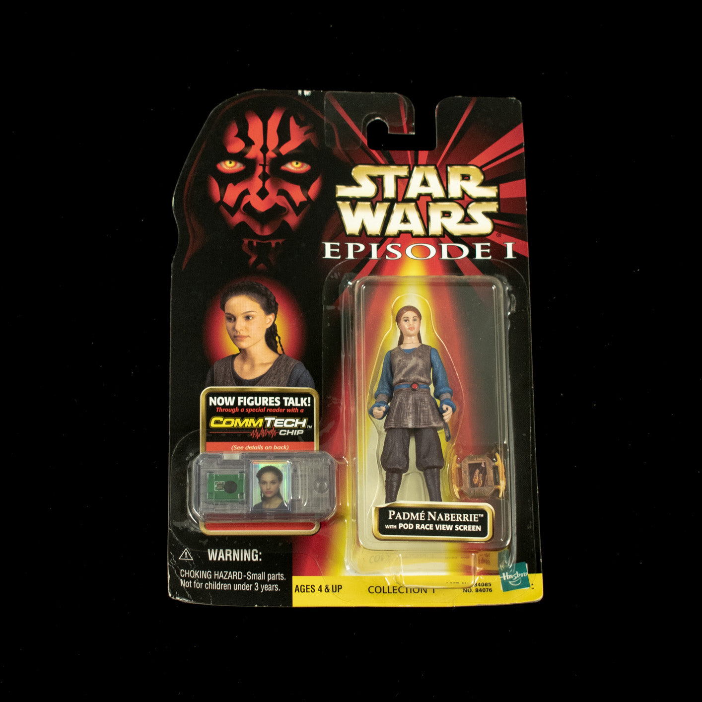 Star Wars Episode 1 Action Figure Padme Naberrie Pod Race View Screen Hasbro 199