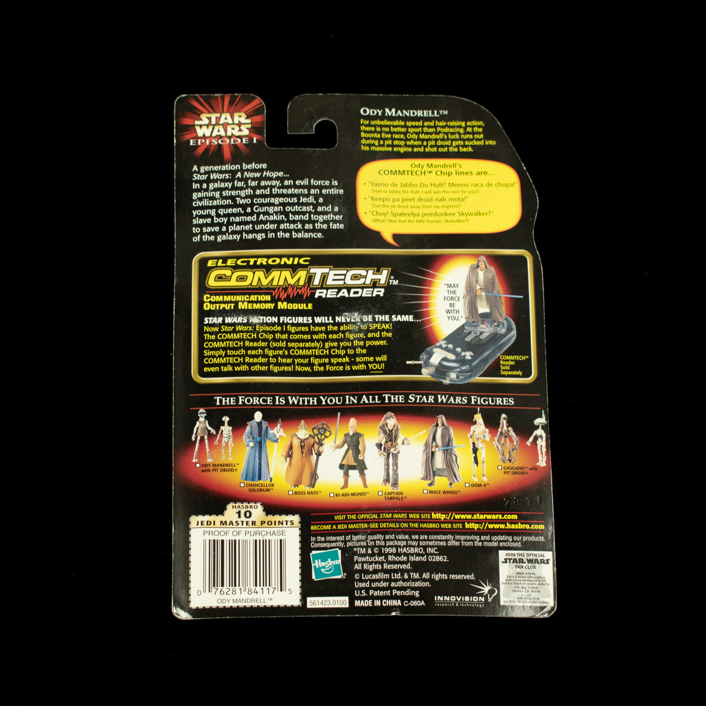 Star Wars Episode 1 Action Figure Ody Hasbro