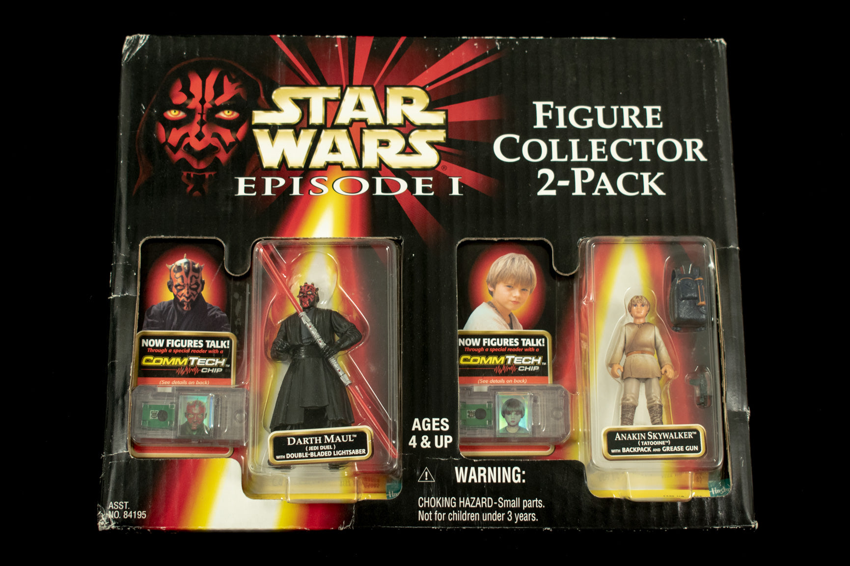 Star Wars Episode 1 Figure Collector 2-Pack Anakin Skywalker & Darth Maul Hasbro 1999